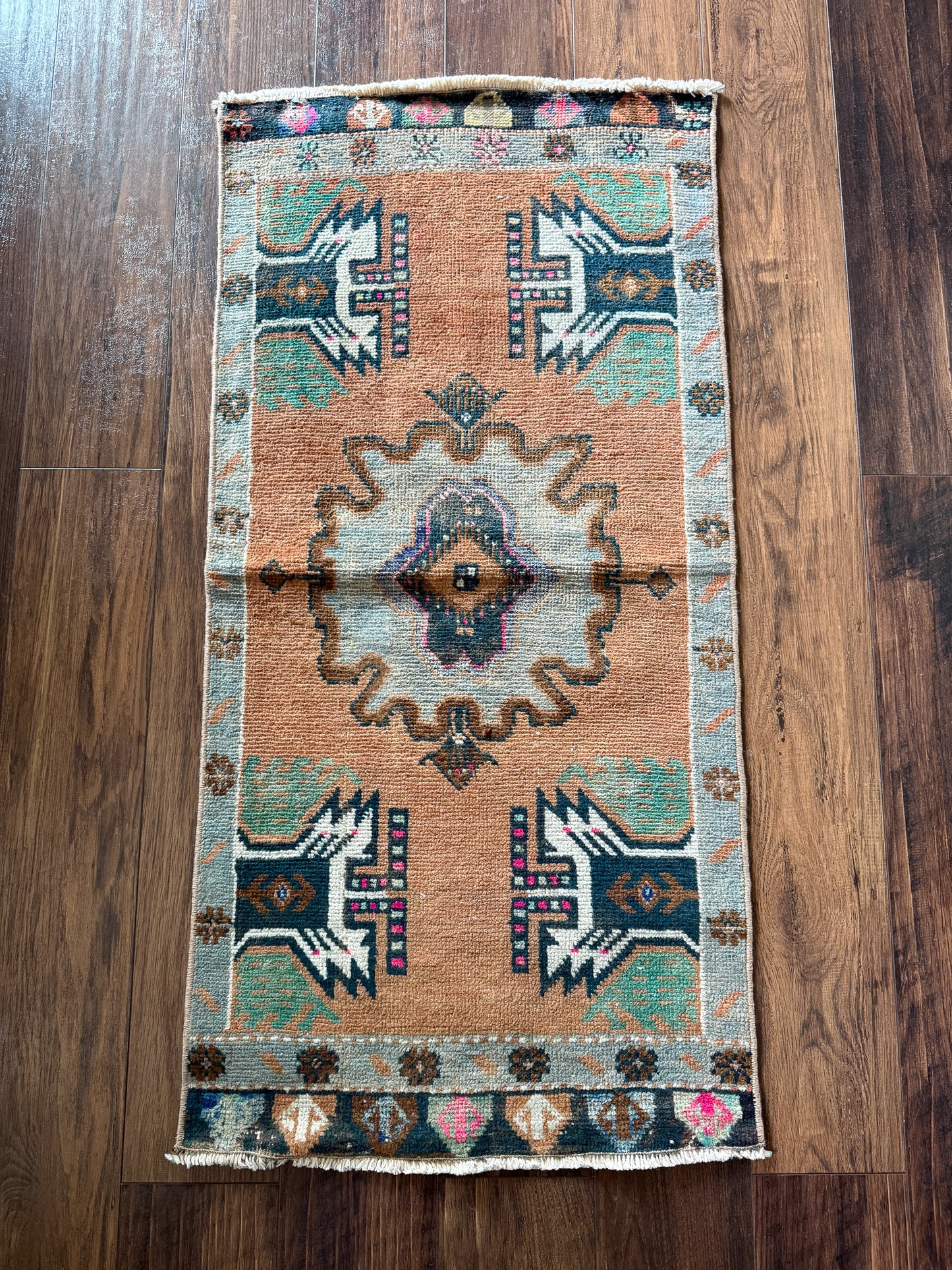 Vintage Turkish Mini Rug 1.5’x3.0' - No. 745