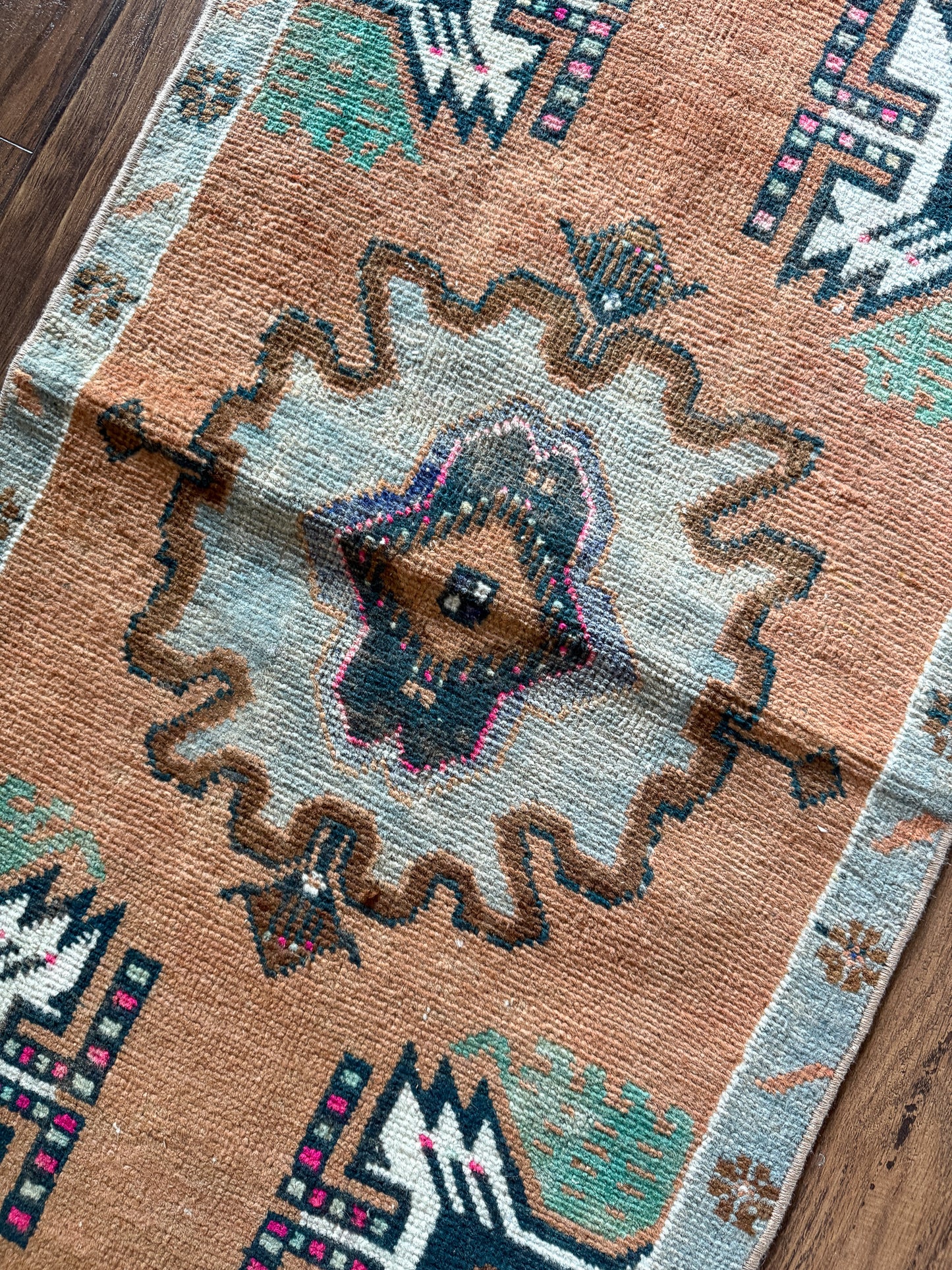 Vintage Turkish Mini Rug 1.5’x3.0' - No. 745