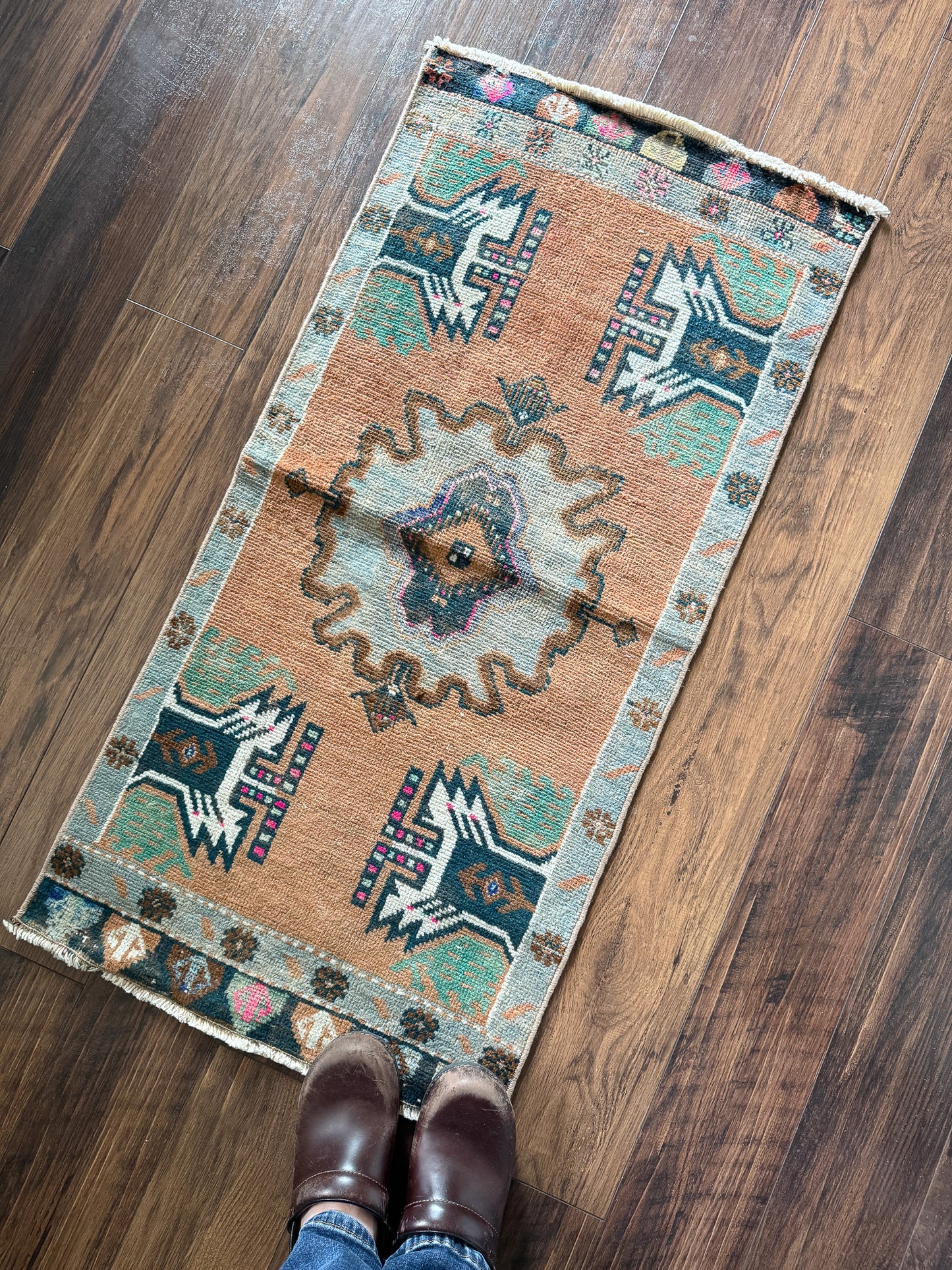 Vintage Turkish Mini Rug 1.5’x3.0' - No. 745