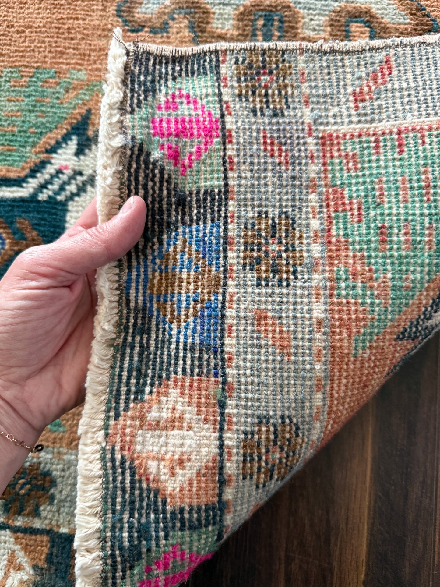 Vintage Turkish Mini Rug 1.5’x3.0' - No. 745