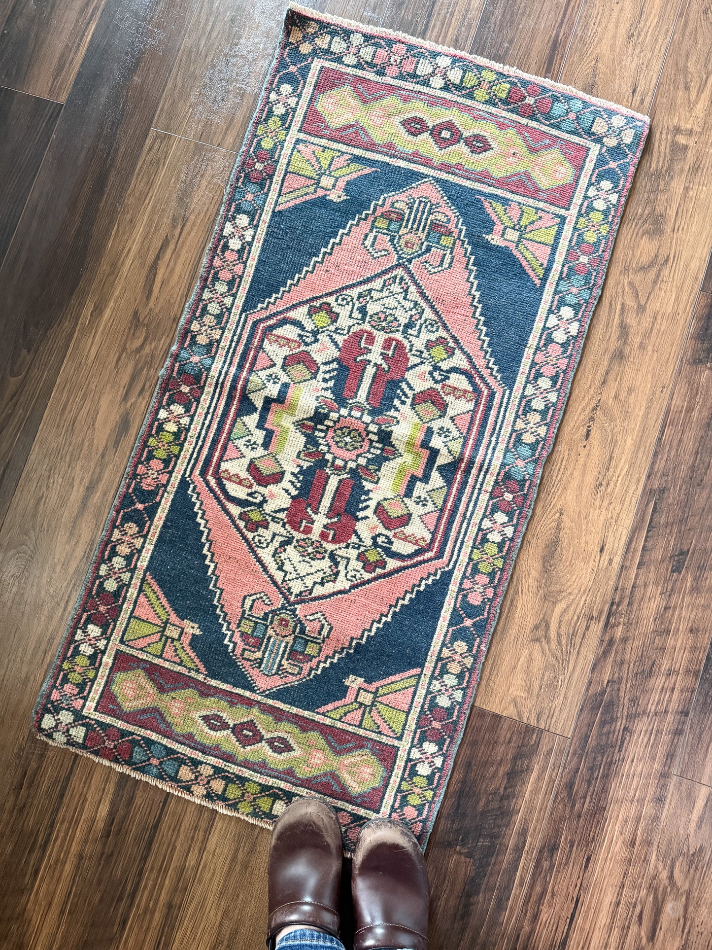 Vintage Turkish Mini Rug 1.8’x3.6' - No. 740