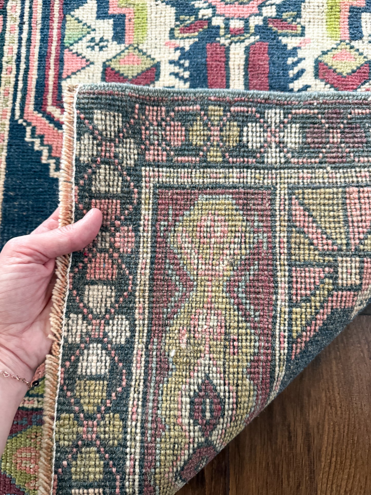 Vintage Turkish Mini Rug 1.8’x3.6' - No. 740