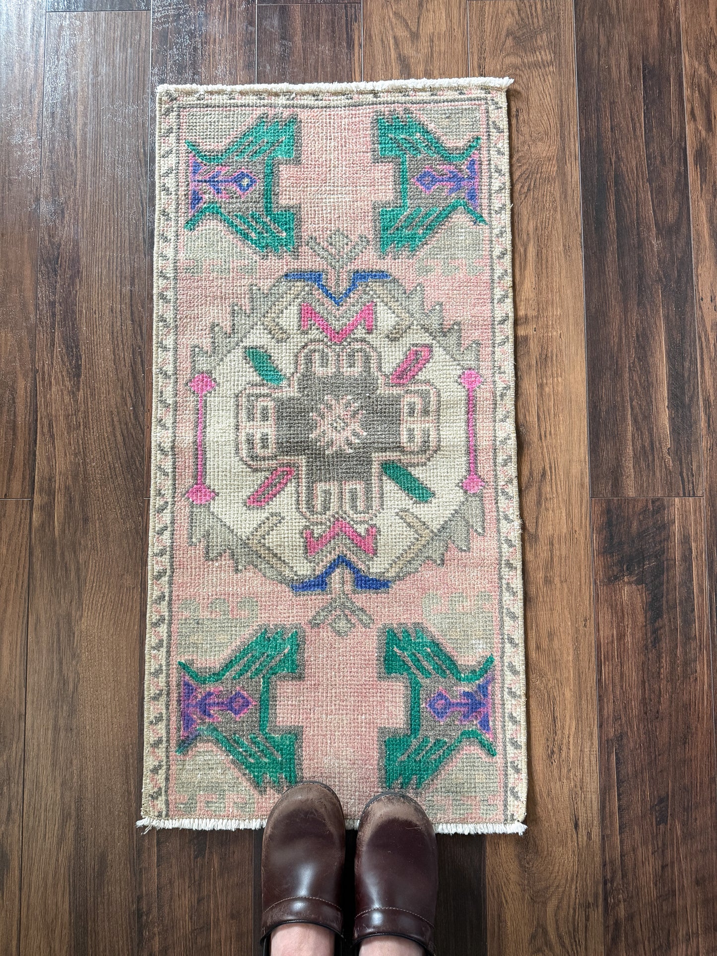 Vintage Turkish Mini Rug 1.5’x3.0' - No. 743