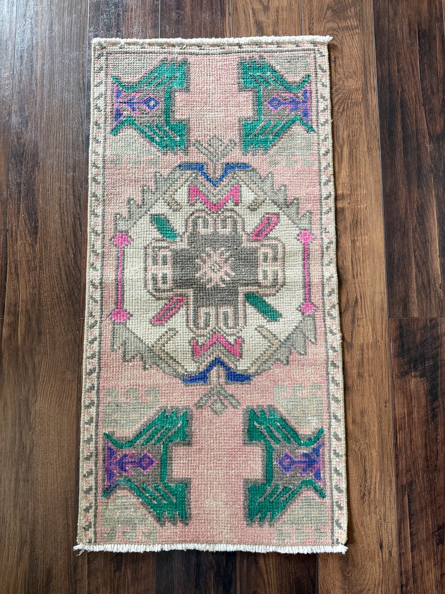 Vintage Turkish Mini Rug 1.5’x3.0' - No. 743