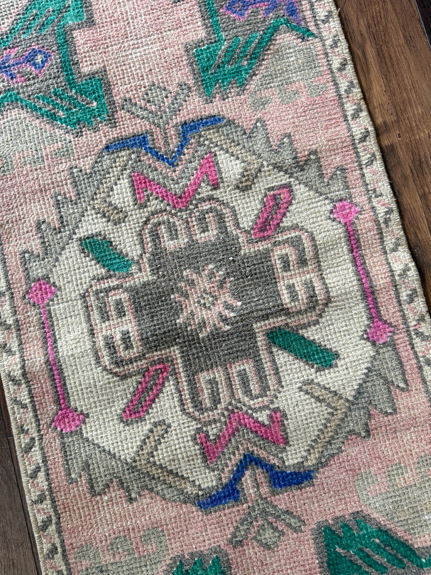 Vintage Turkish Mini Rug 1.5’x3.0' - No. 743