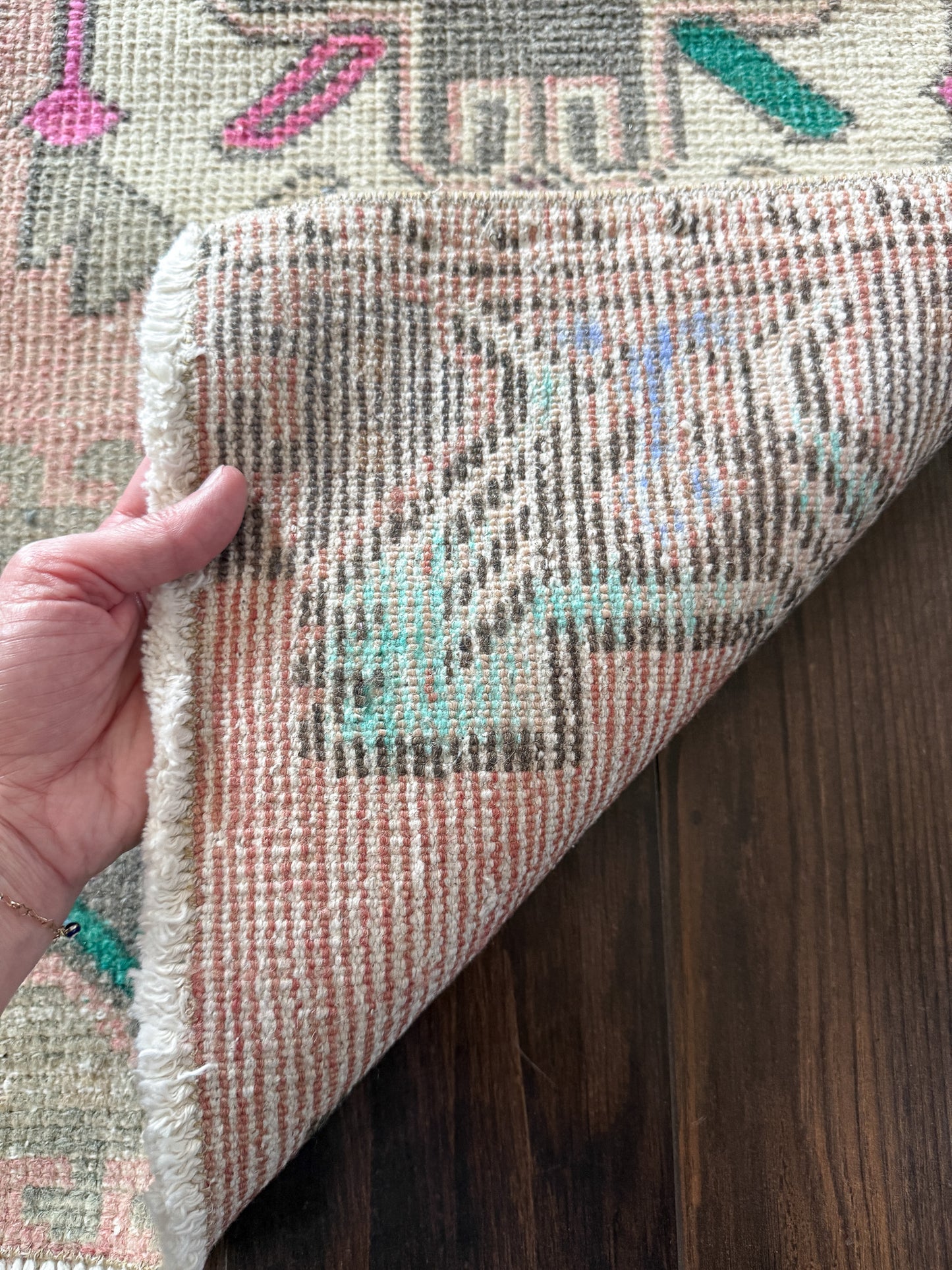 Vintage Turkish Mini Rug 1.5’x3.0' - No. 743