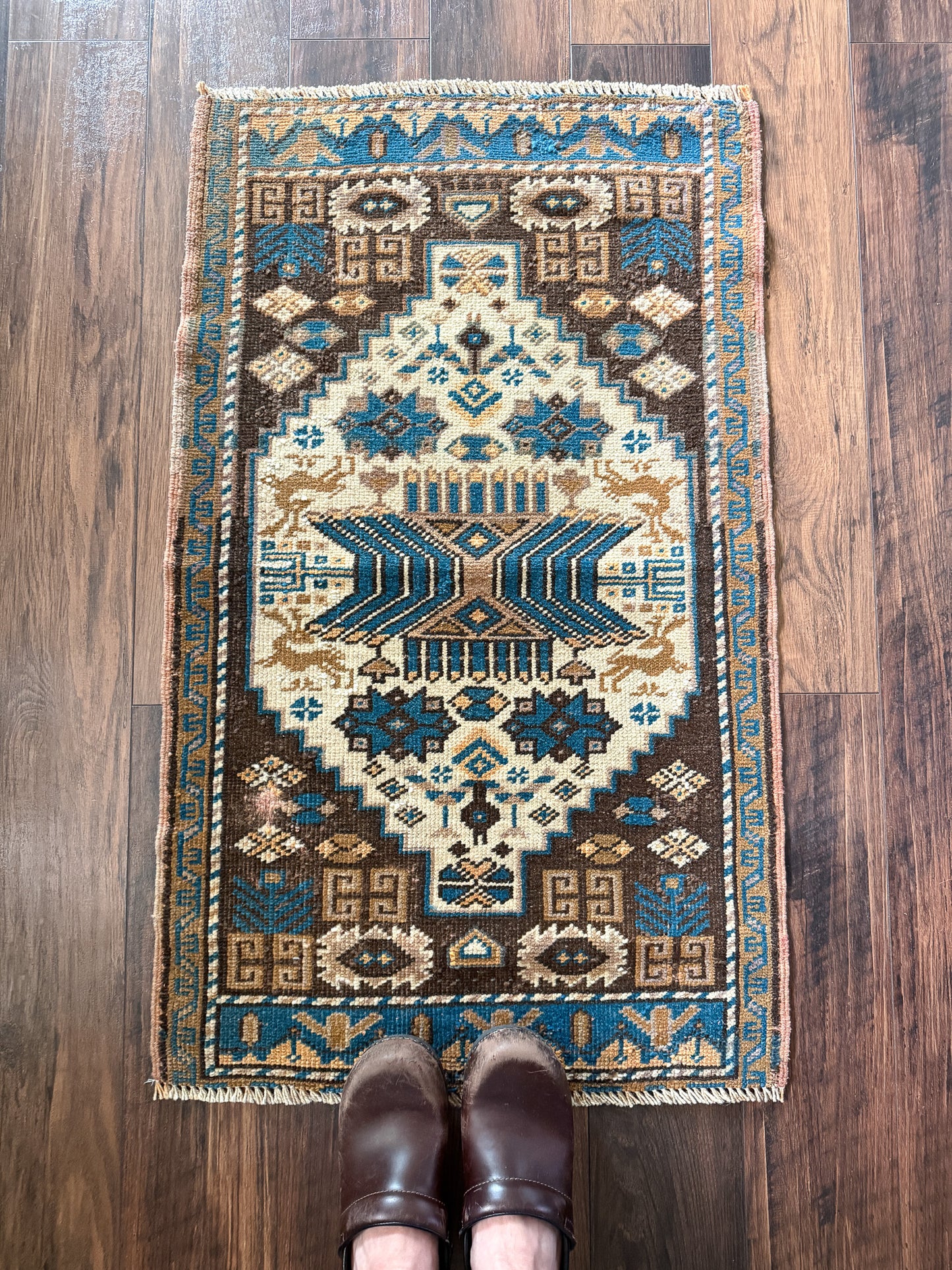 Vintage Turkish Mini Rug 1.9’x3.1' - No. 744