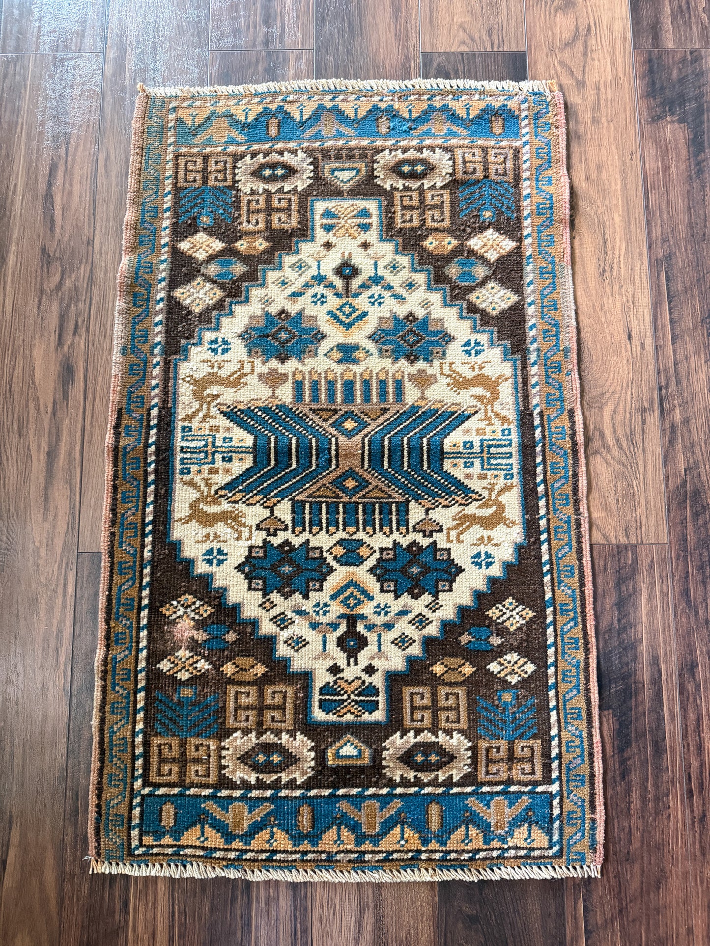 Vintage Turkish Mini Rug 1.9’x3.1' - No. 744