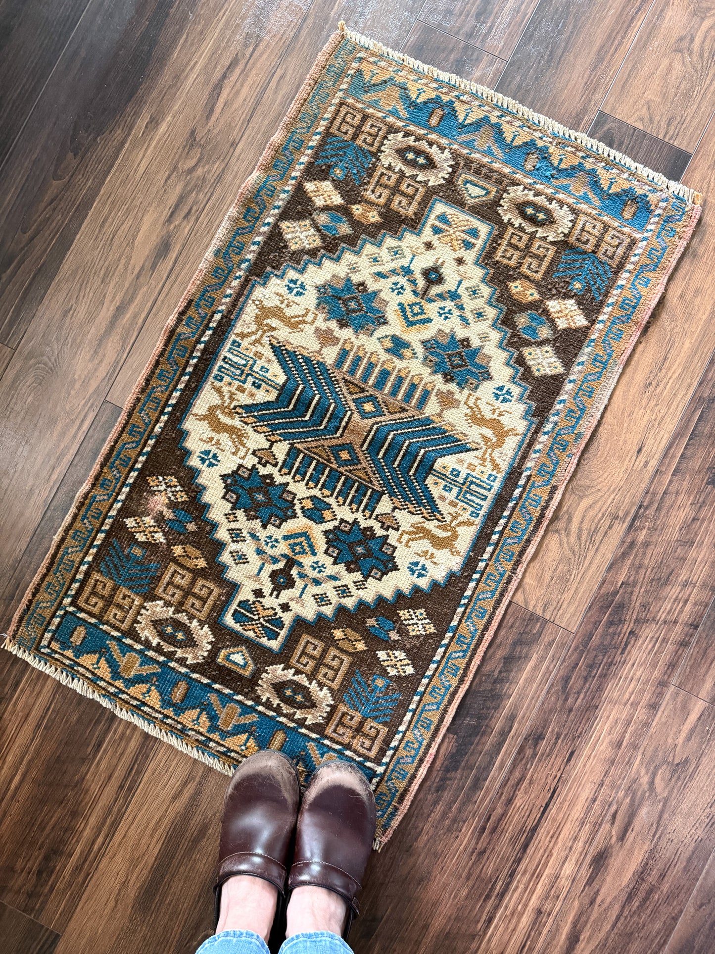 Vintage Turkish Mini Rug 1.9’x3.1' - No. 744