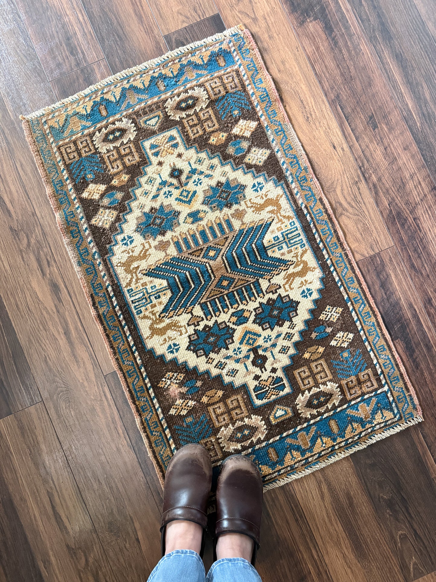Vintage Turkish Mini Rug 1.9’x3.1' - No. 744