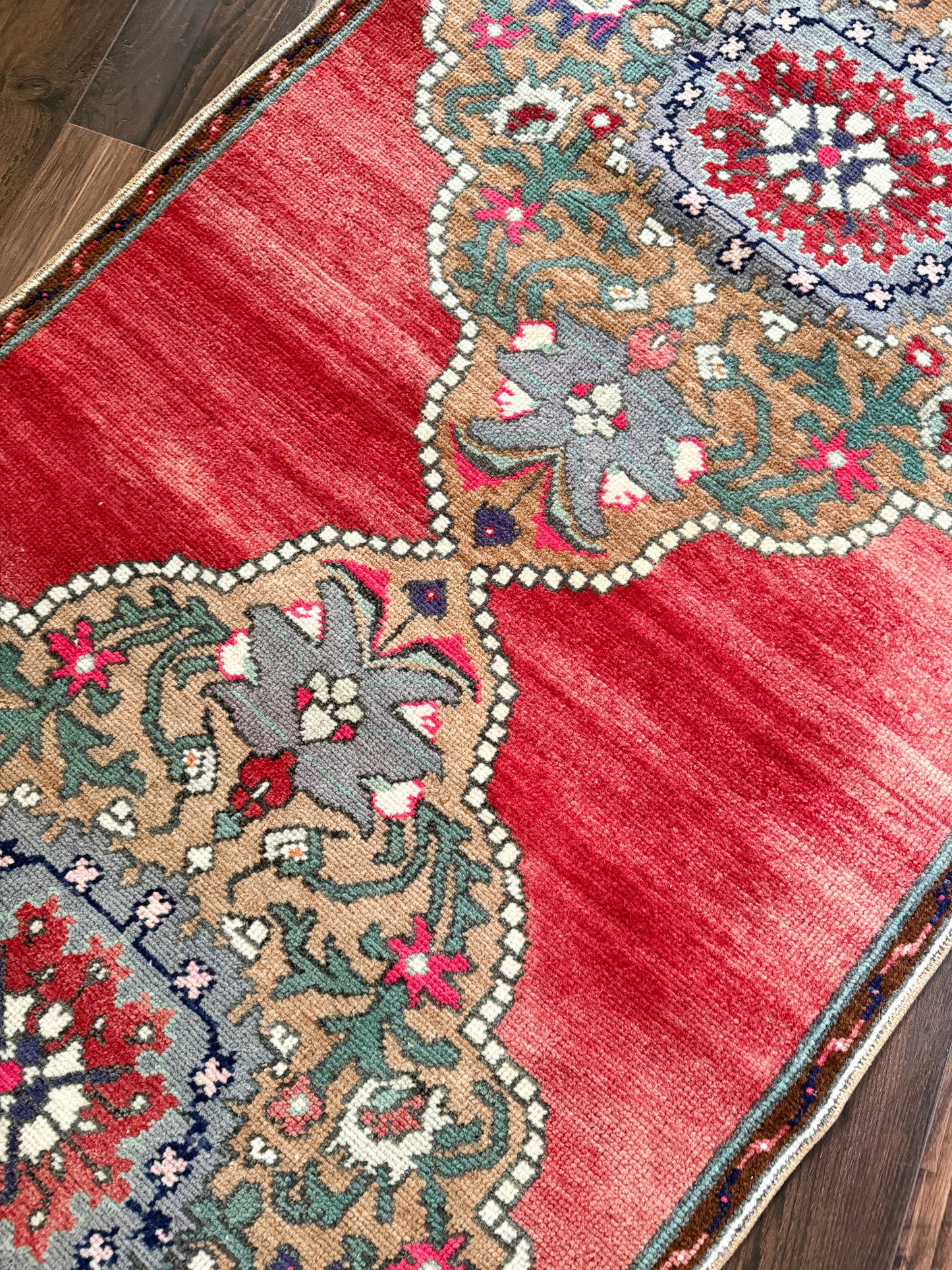 Vintage Turkish Runner Rug No. R1235 - 2.7’x12.3’