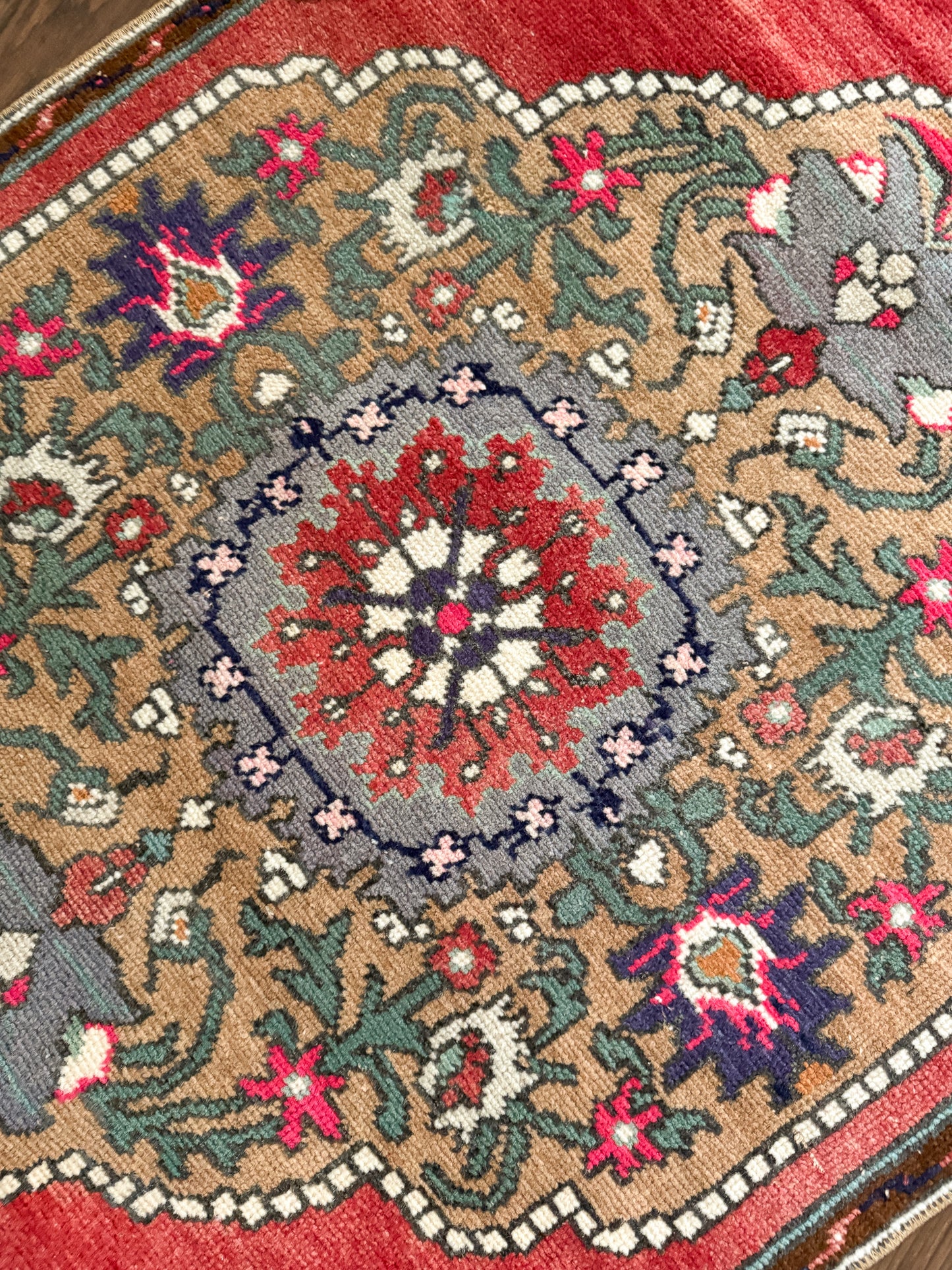 Vintage Turkish Runner Rug No. R1235 - 2.7’x12.3’