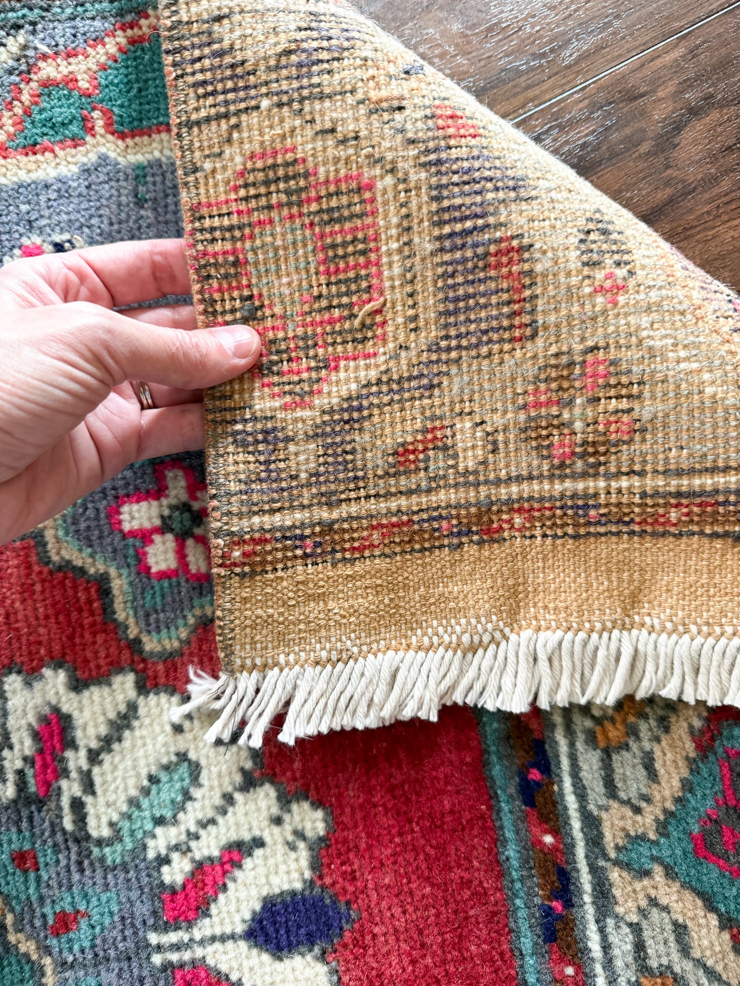Vintage Turkish Runner Rug No. R1235 - 2.7’x12.3’