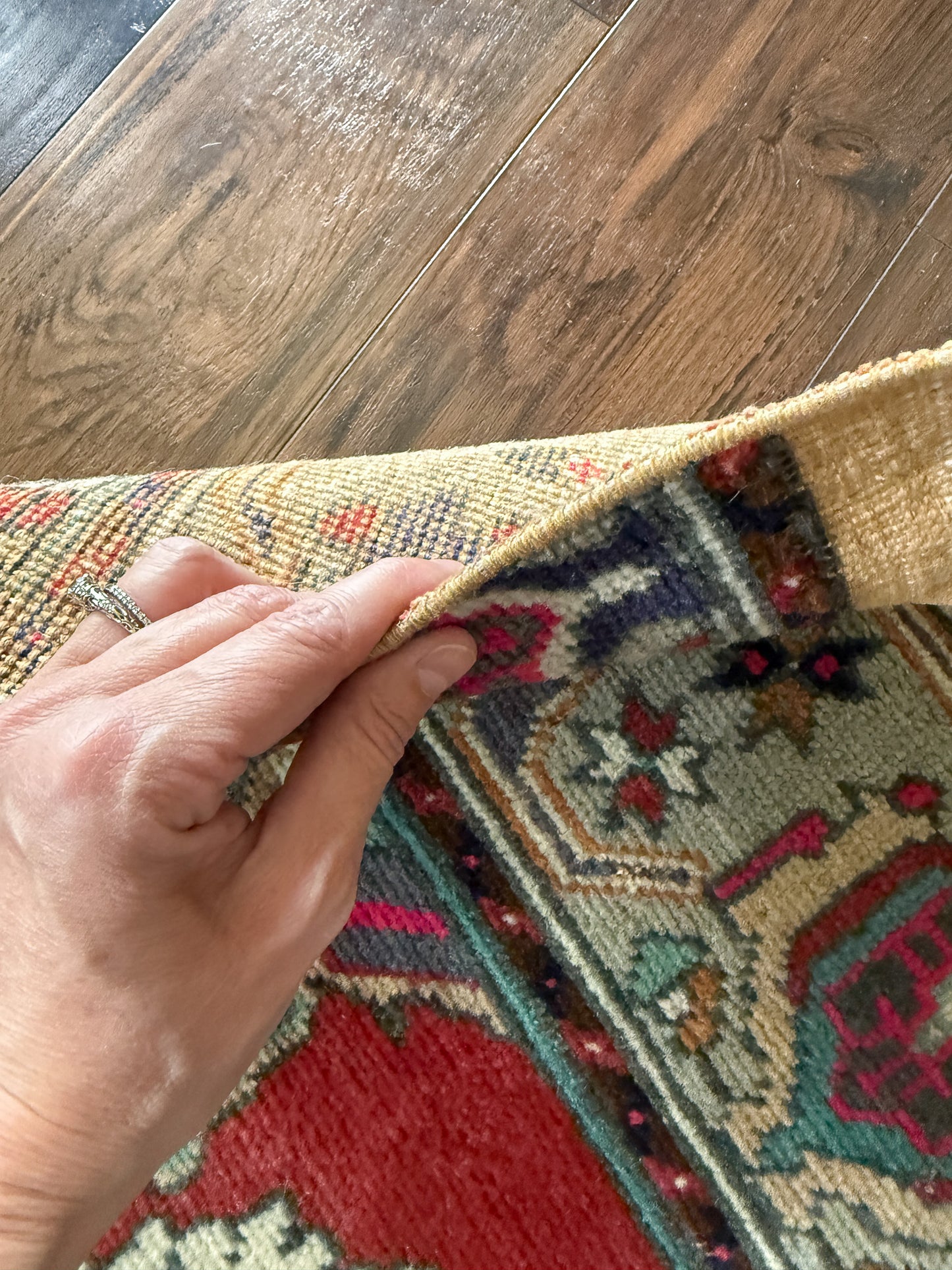 Vintage Turkish Runner Rug No. R1235 - 2.7’x12.3’