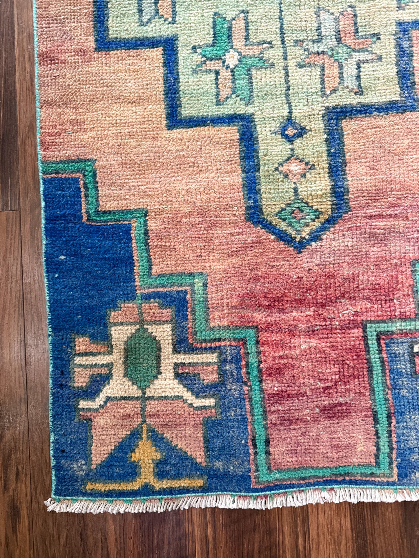 Vintage Turkish Runner Rug No. R1234 - 2.6’x5.9’