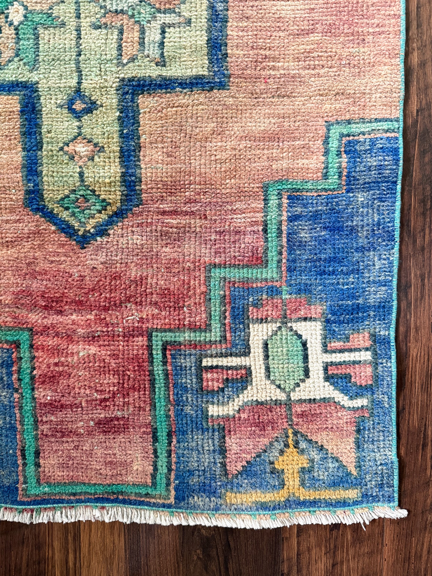Vintage Turkish Runner Rug No. R1234 - 2.6’x5.9’