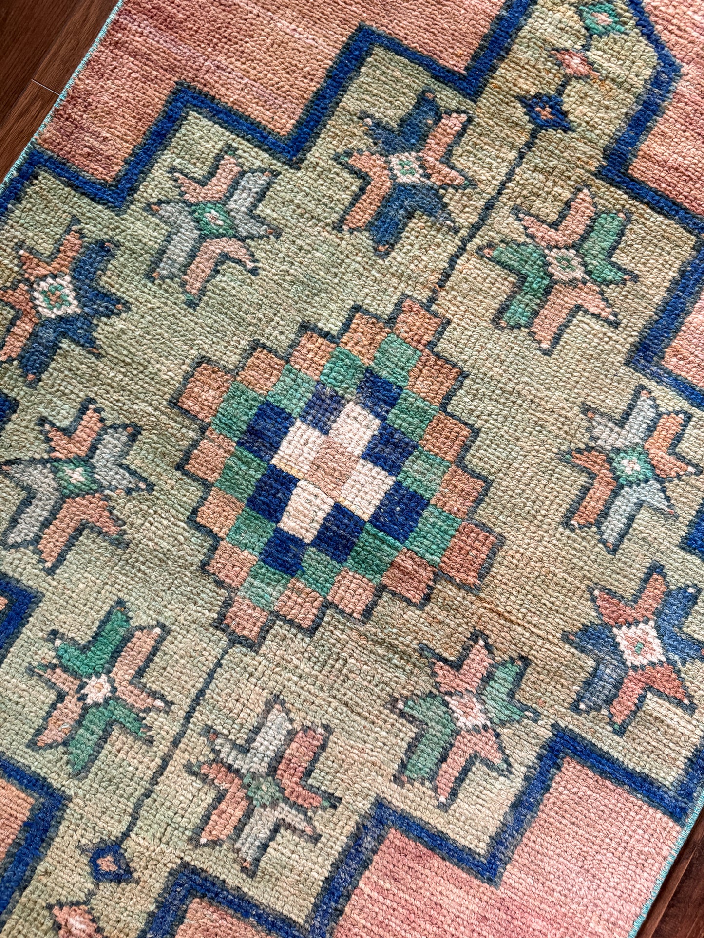 Vintage Turkish Runner Rug No. R1234 - 2.6’x5.9’