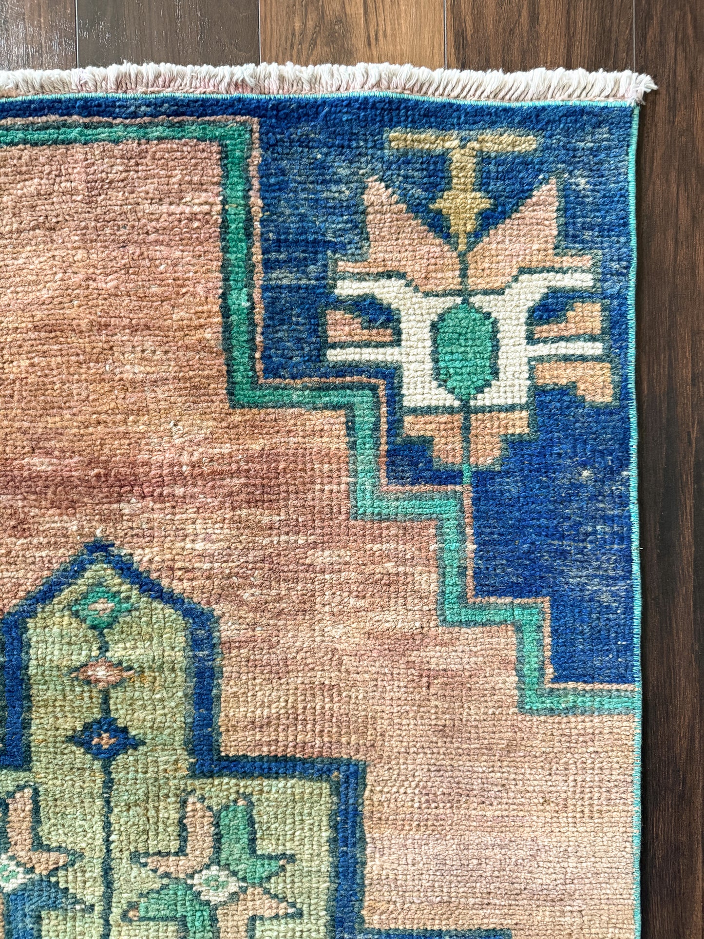 Vintage Turkish Runner Rug No. R1234 - 2.6’x5.9’