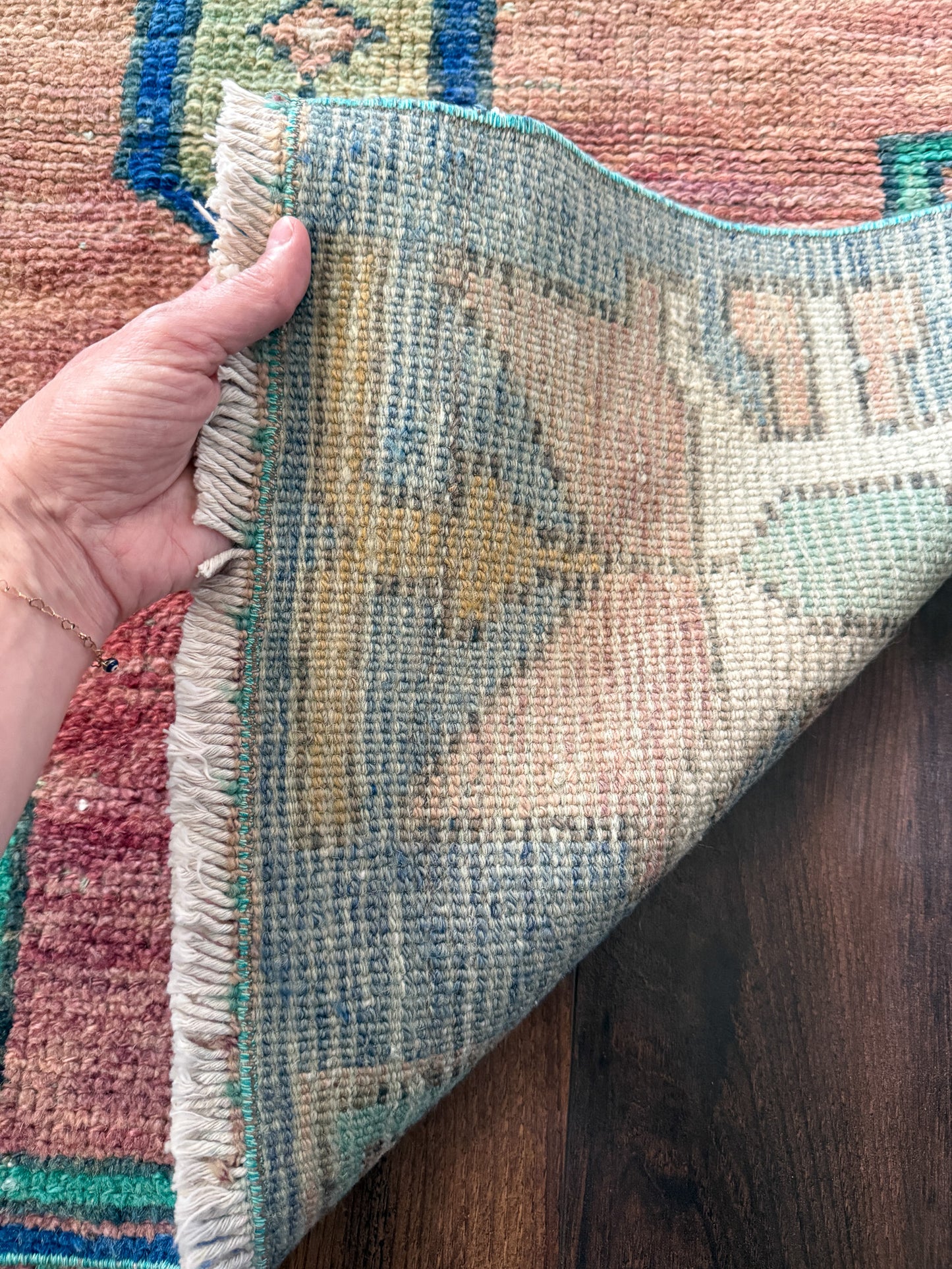 Vintage Turkish Runner Rug No. R1234 - 2.6’x5.9’