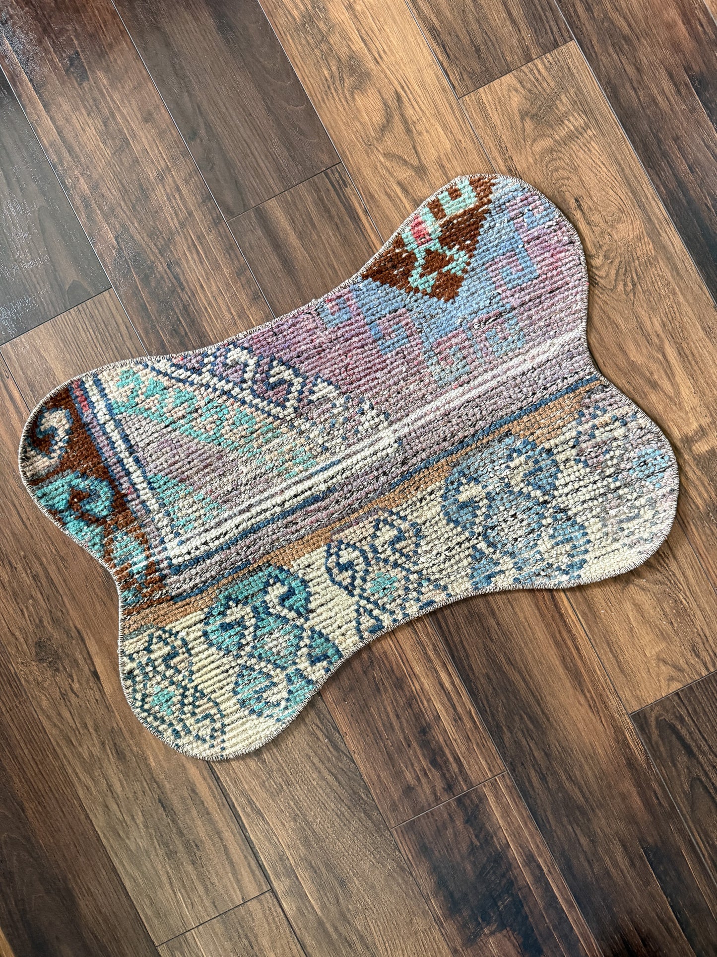 Vintage Turkish Rug Pet Mat, Large - DM211
