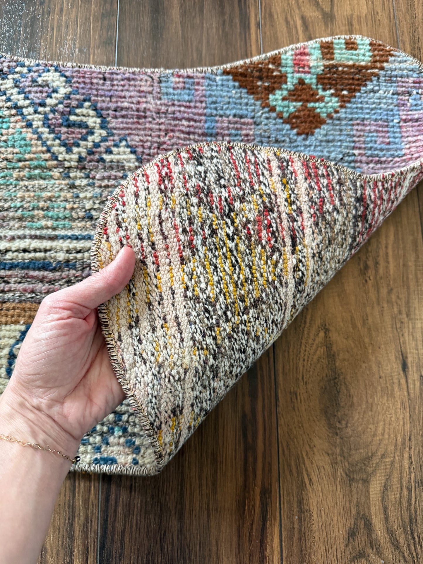 Vintage Turkish Rug Pet Mat, Large - DM211