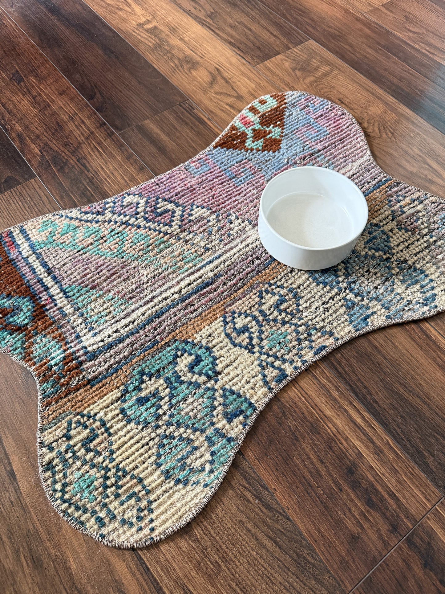 Vintage Turkish Rug Pet Mat, Large - DM211