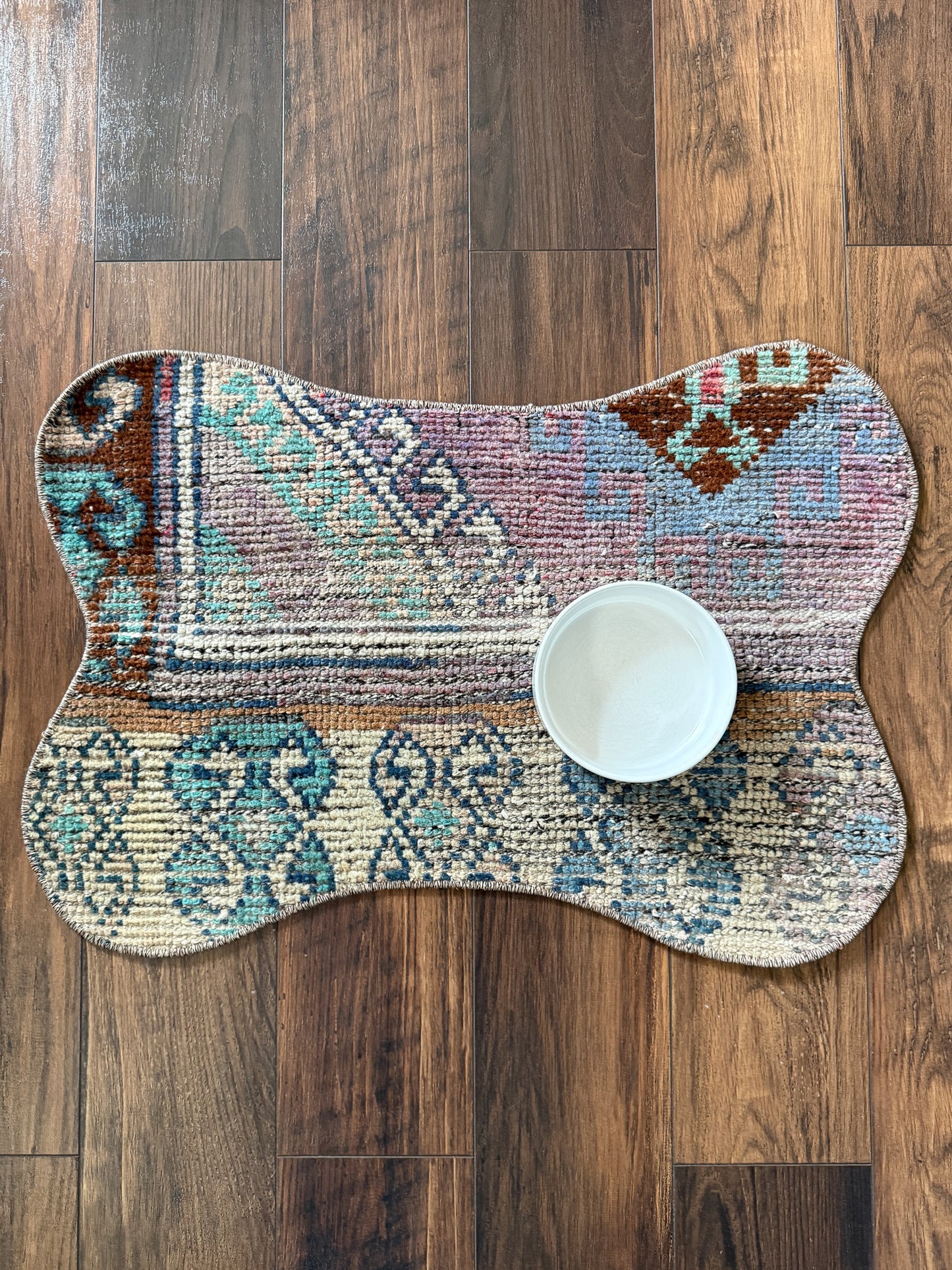 Vintage Turkish Rug Pet Mat, Large - DM211