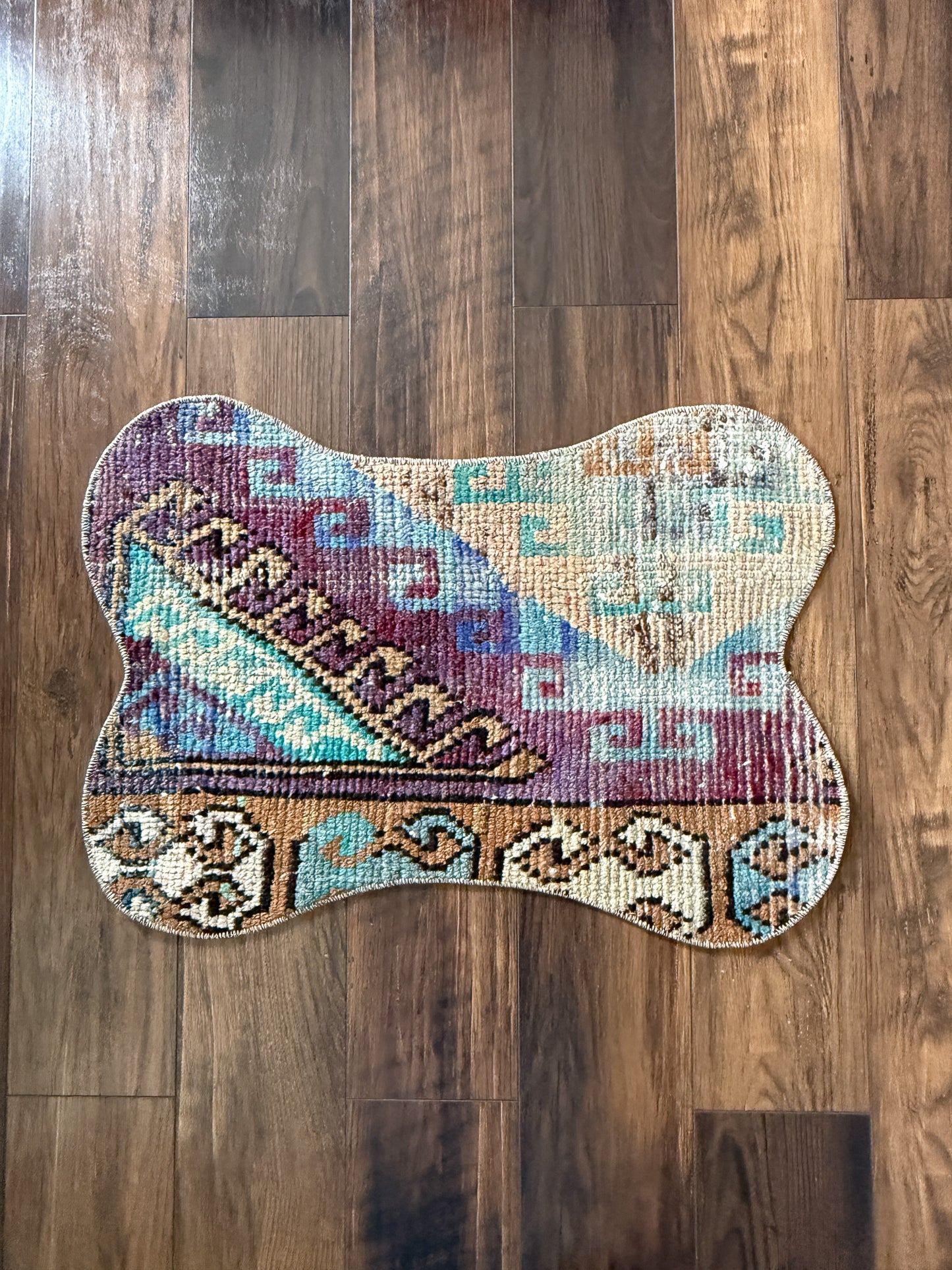 Vintage Turkish Rug Pet Mat, Large - DM210
