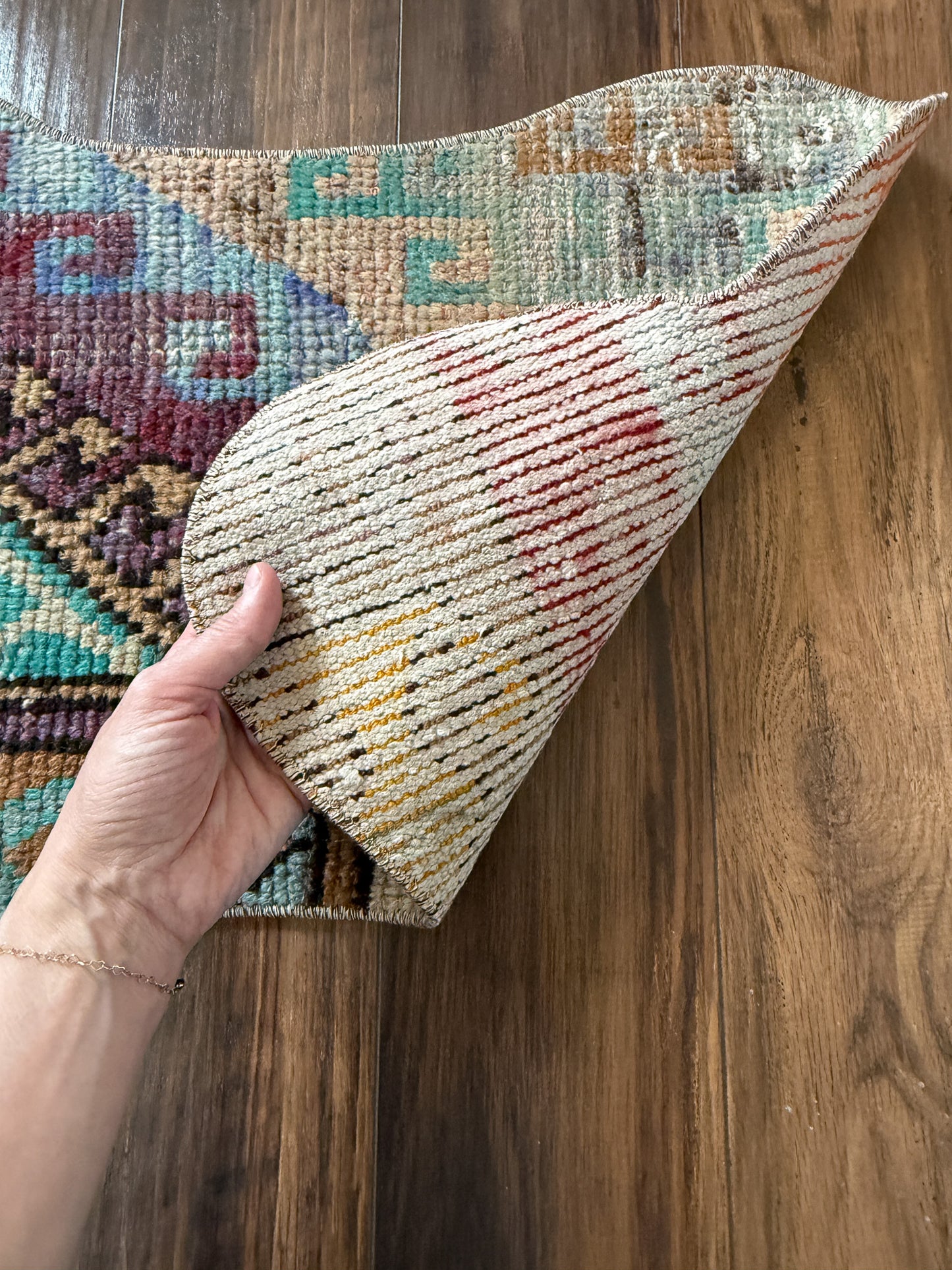 Vintage Turkish Rug Pet Mat, Large - DM210