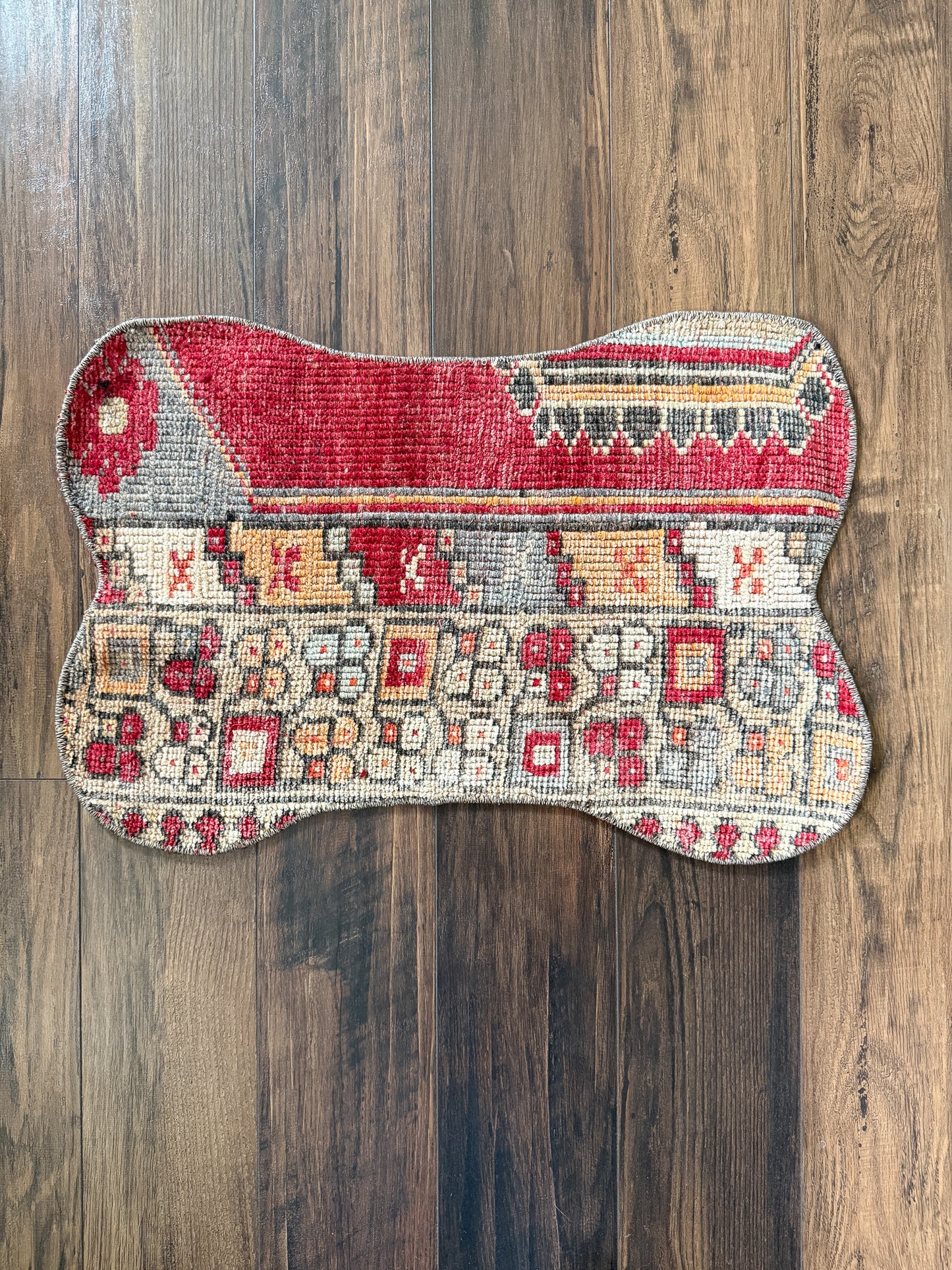 Vintage Turkish Rug Pet Mat, Large - DM208