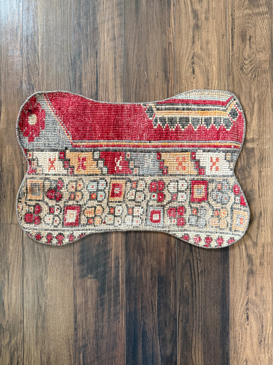 Vintage Turkish Rug Pet Mat, Large - DM208