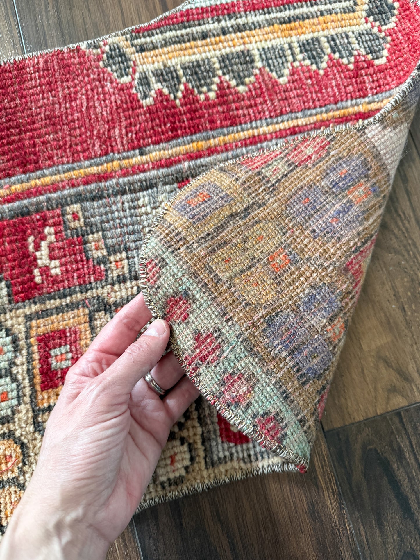 Vintage Turkish Rug Pet Mat, Large - DM208