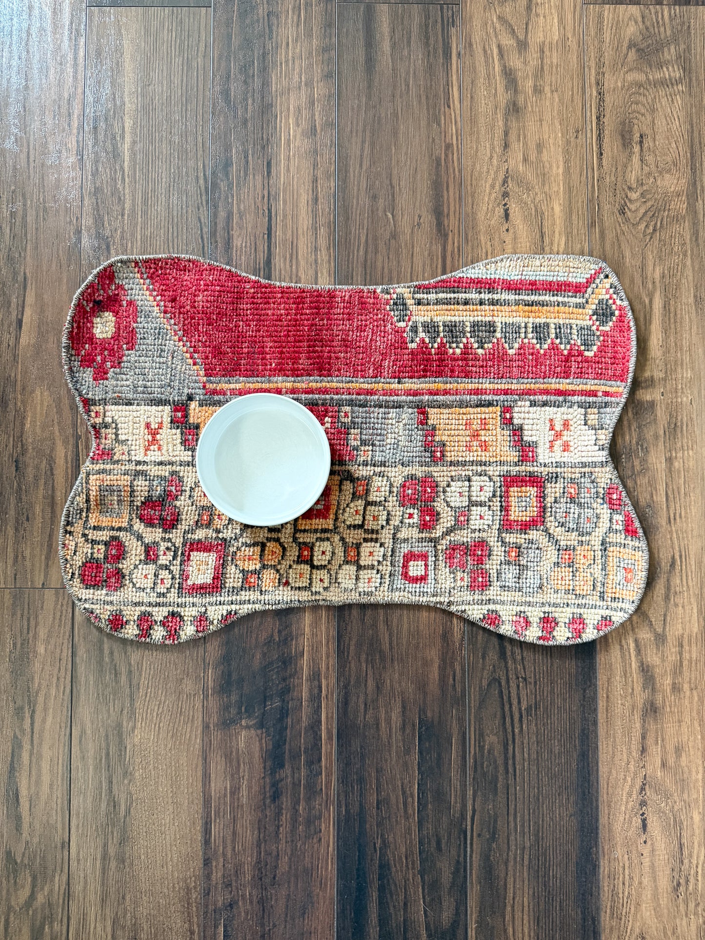 Vintage Turkish Rug Pet Mat, Large - DM208