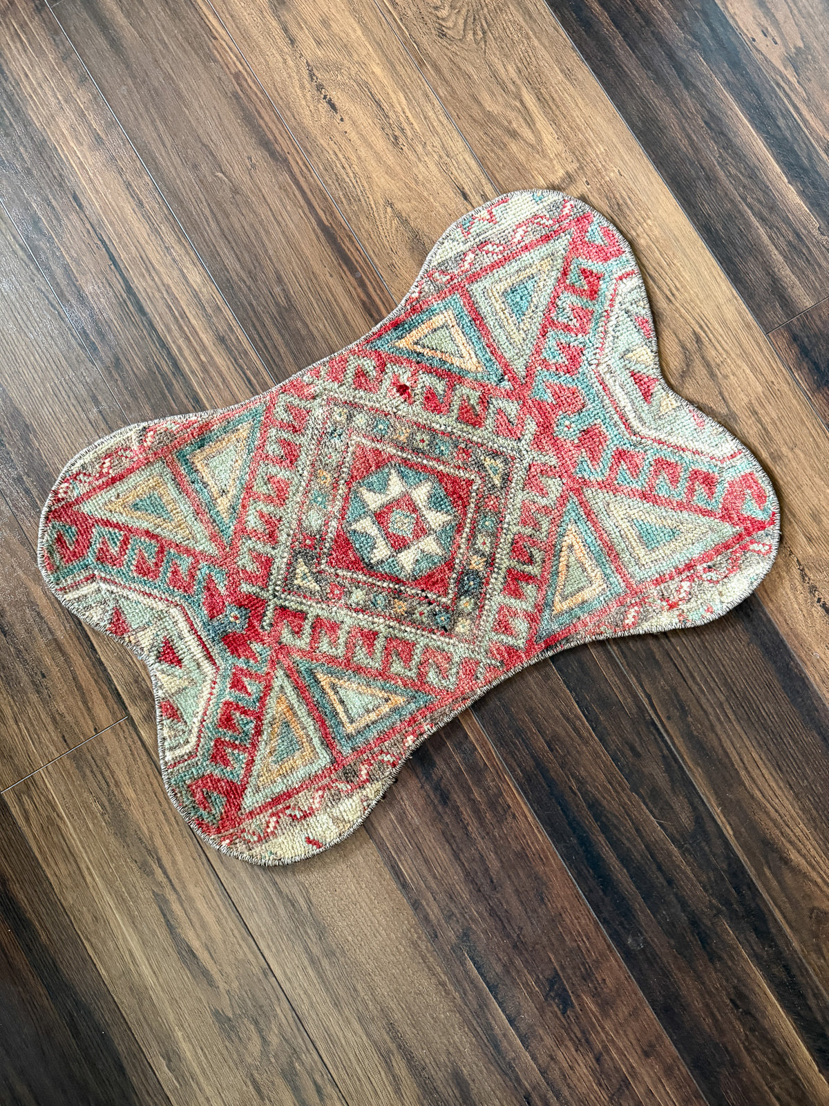 Vintage Turkish Rug Pet Mat, Large - DM207