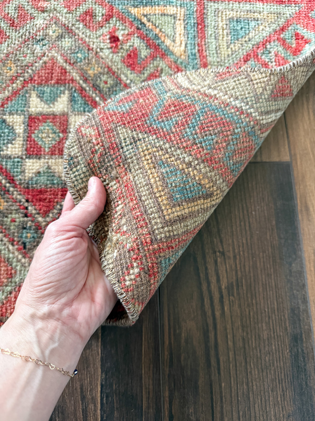 Vintage Turkish Rug Pet Mat, Large - DM207