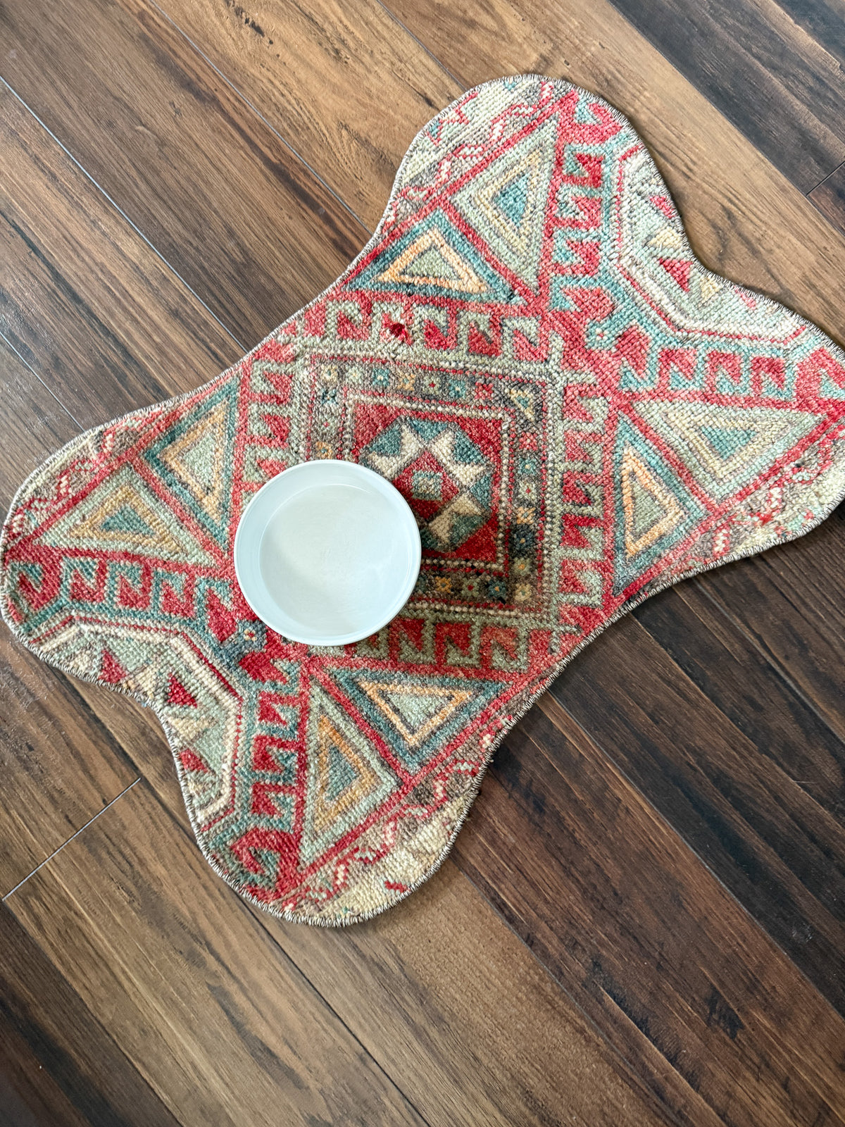 Vintage Turkish Rug Pet Mat, Large - DM207