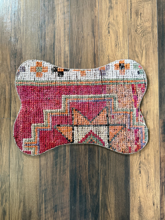 Vintage Turkish Rug Pet Mat, Large - DM206