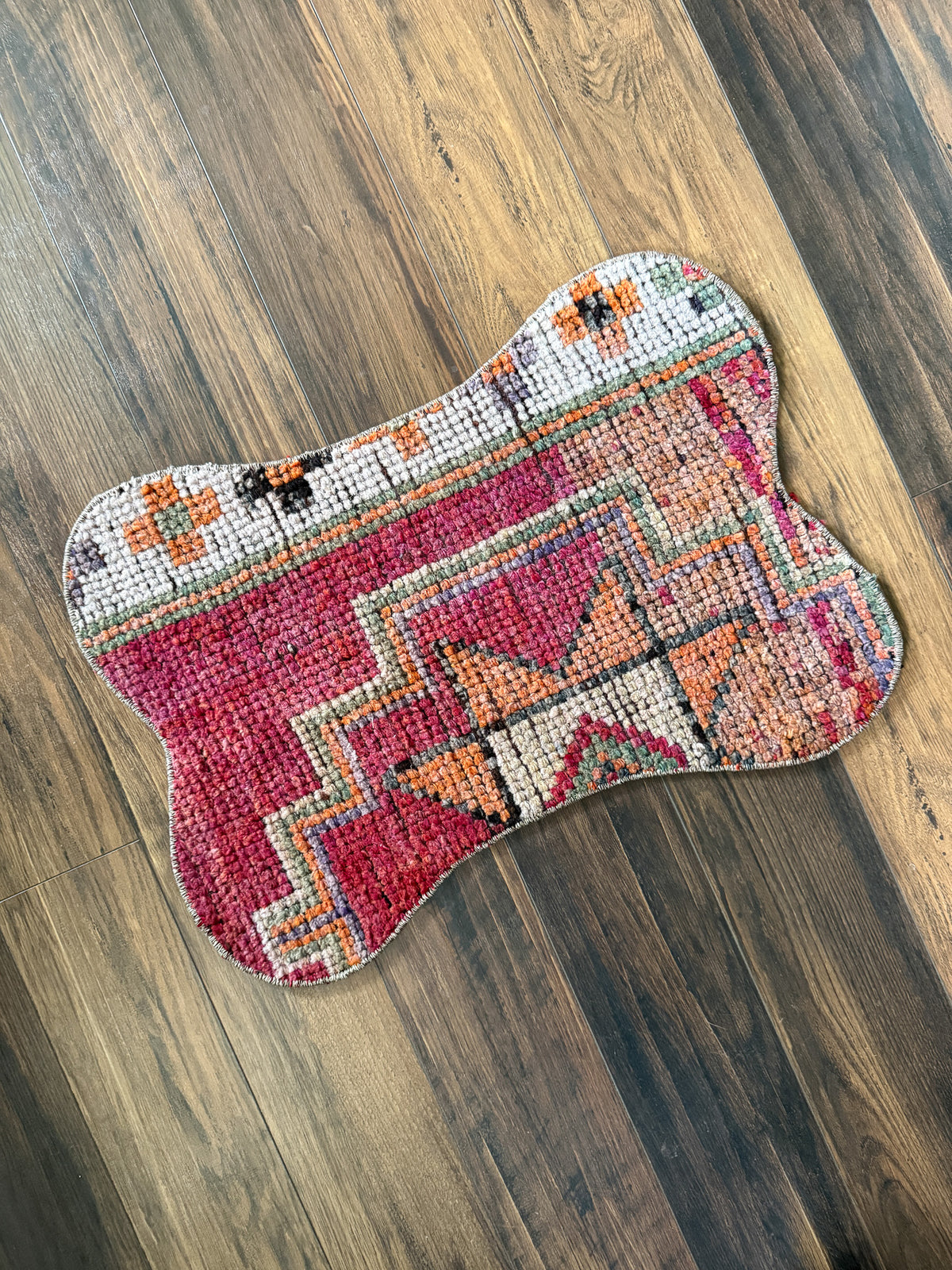 Vintage Turkish Rug Pet Mat, Large - DM206