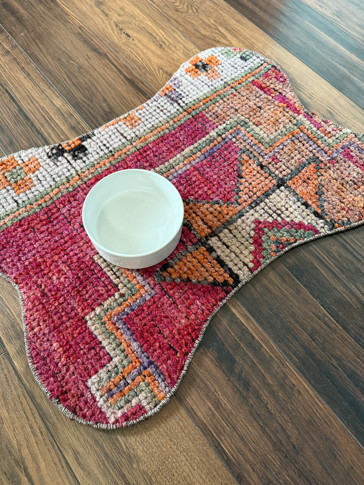 Vintage Turkish Rug Pet Mat, Large - DM206