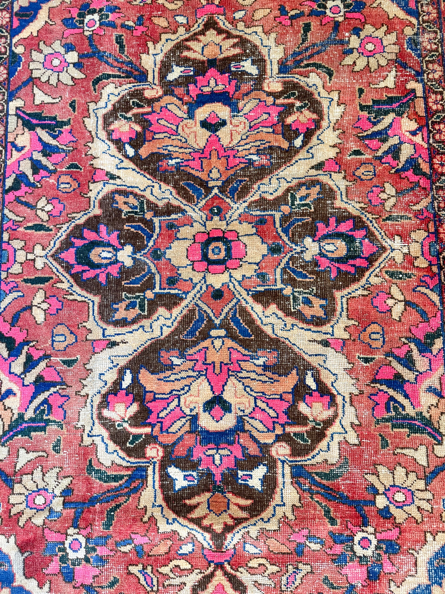 Vintage Turkish Area Rug No. A1238 - 4.9'x7.9'