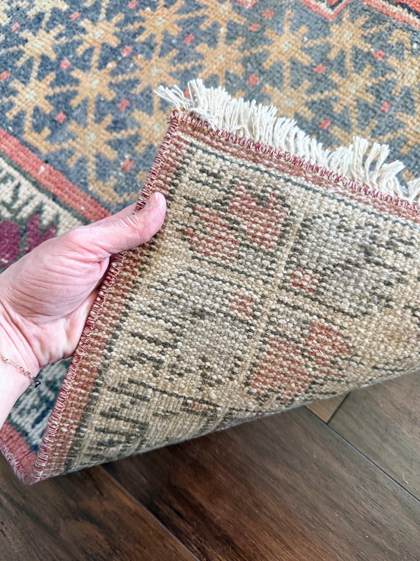 Vintage Turkish Area Rug No. A1252 - 4.5'x8.8'