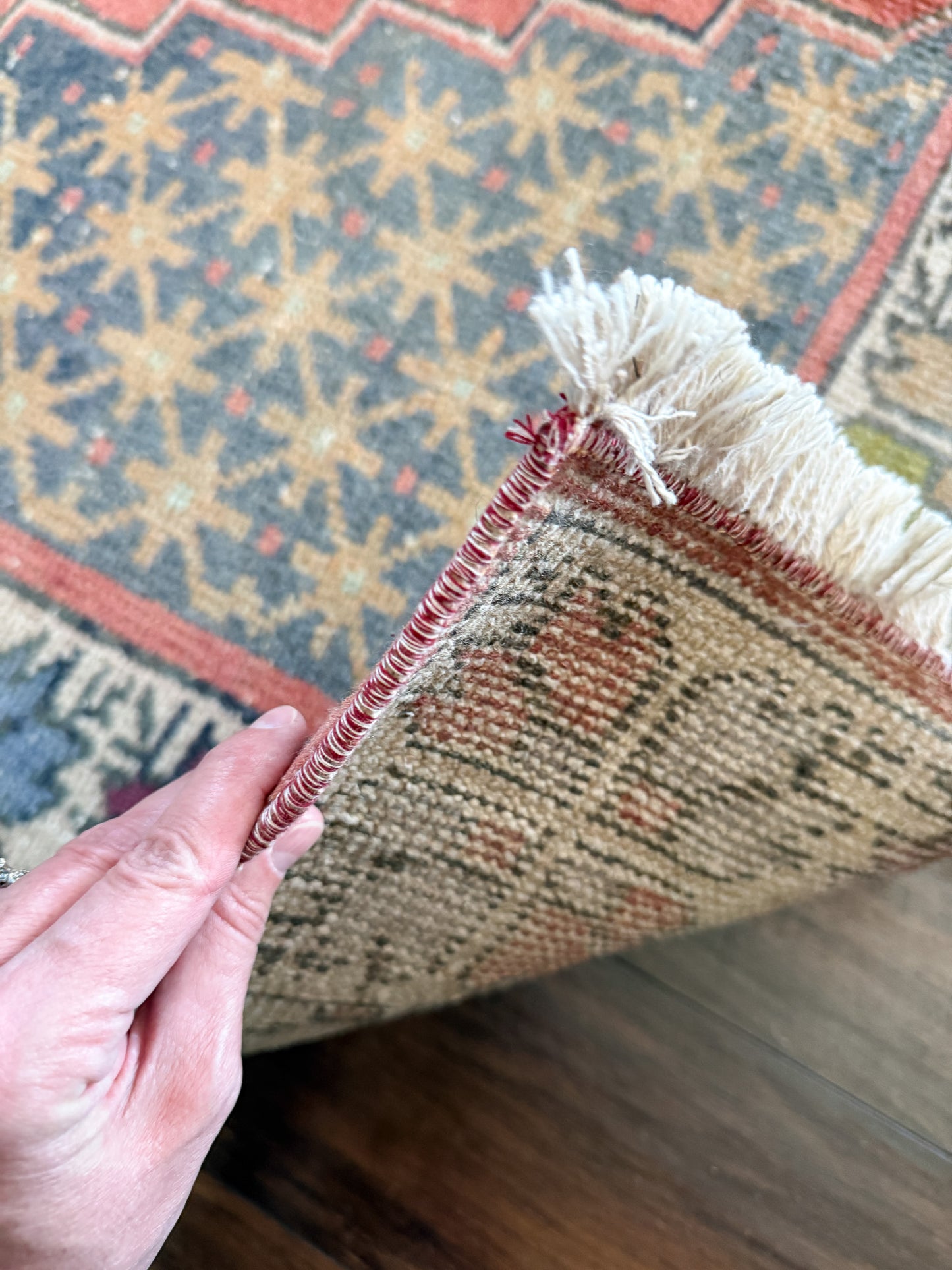Vintage Turkish Area Rug No. A1252 - 4.5'x8.8'