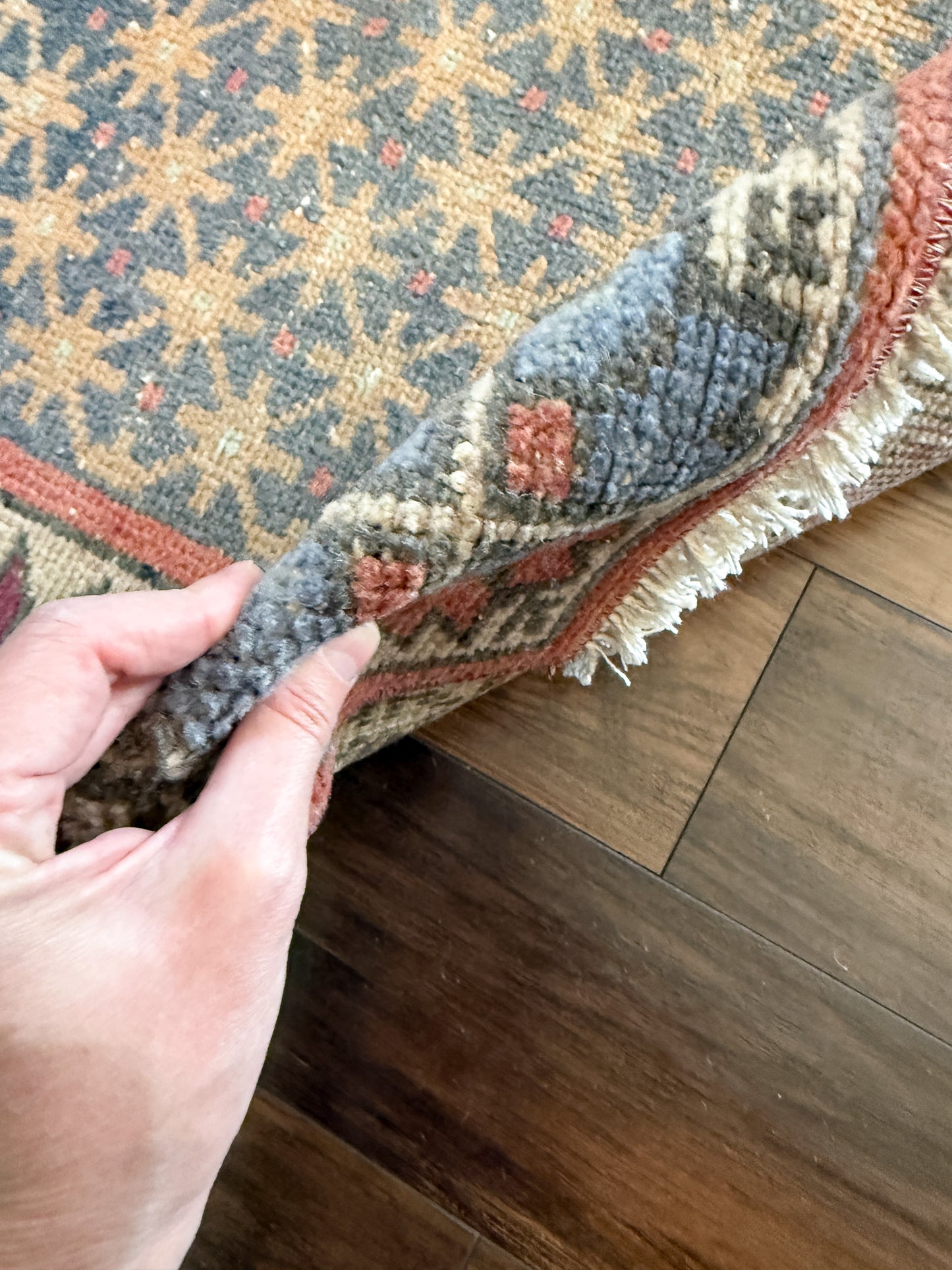 Vintage Turkish Area Rug No. A1252 - 4.5'x8.8'