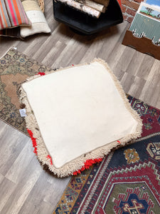 Moroccan Rug Floor Pouf / Pet Bed #361