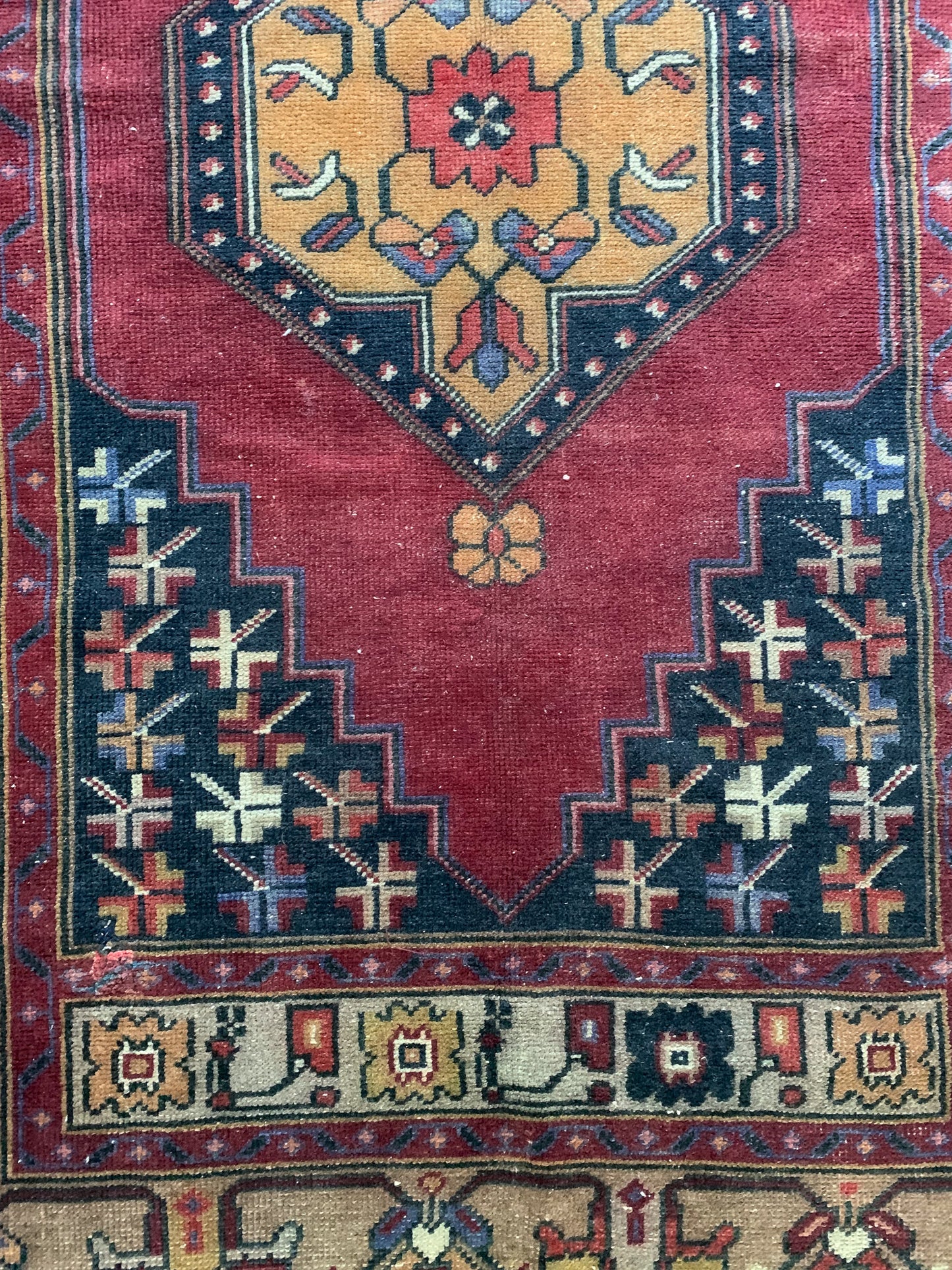 Reserved for Susan - No. A1030 - 4.5' x 7.8' Vintage Turkish Area Rug