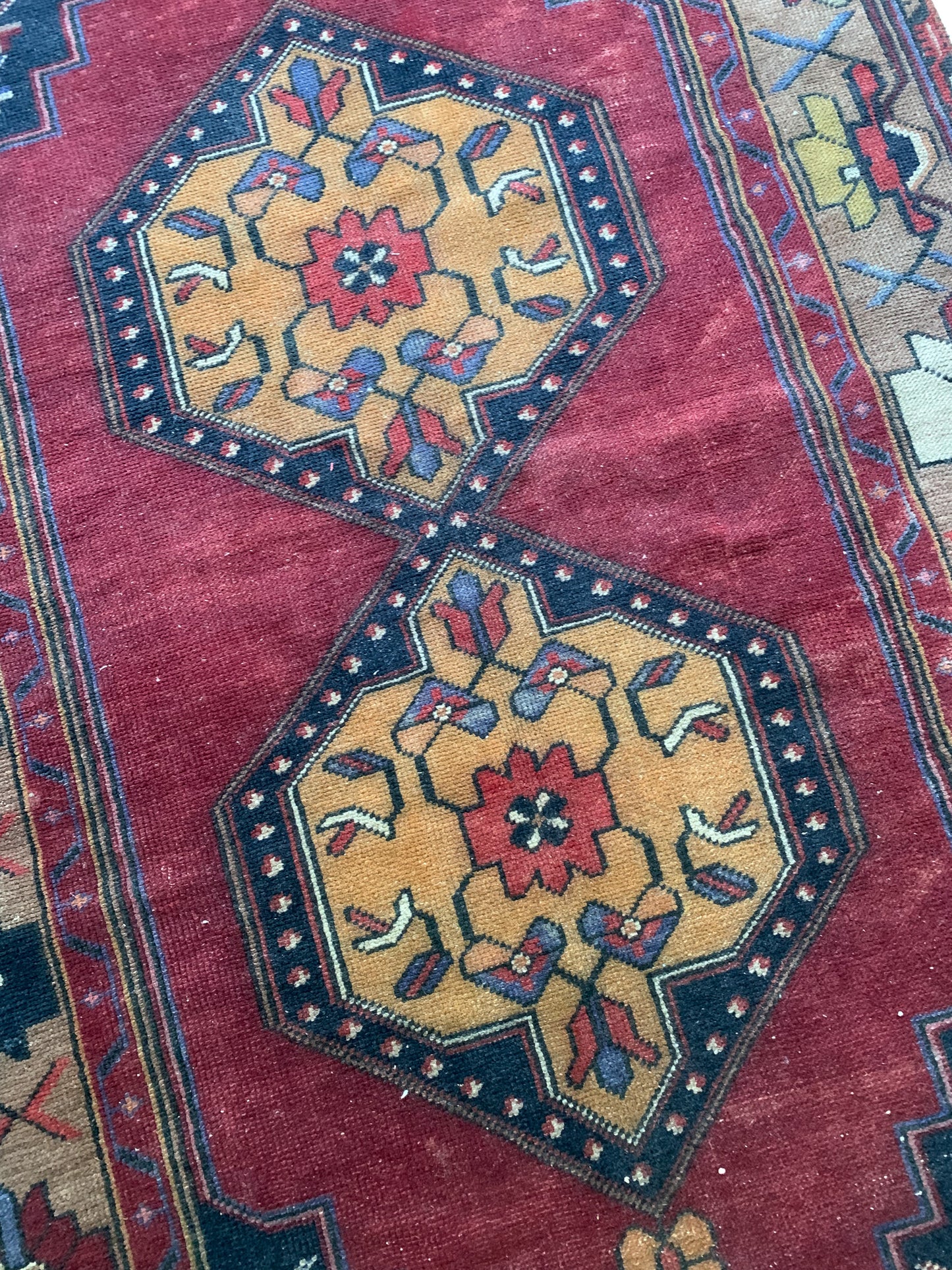 Reserved for Susan - No. A1030 - 4.5' x 7.8' Vintage Turkish Area Rug