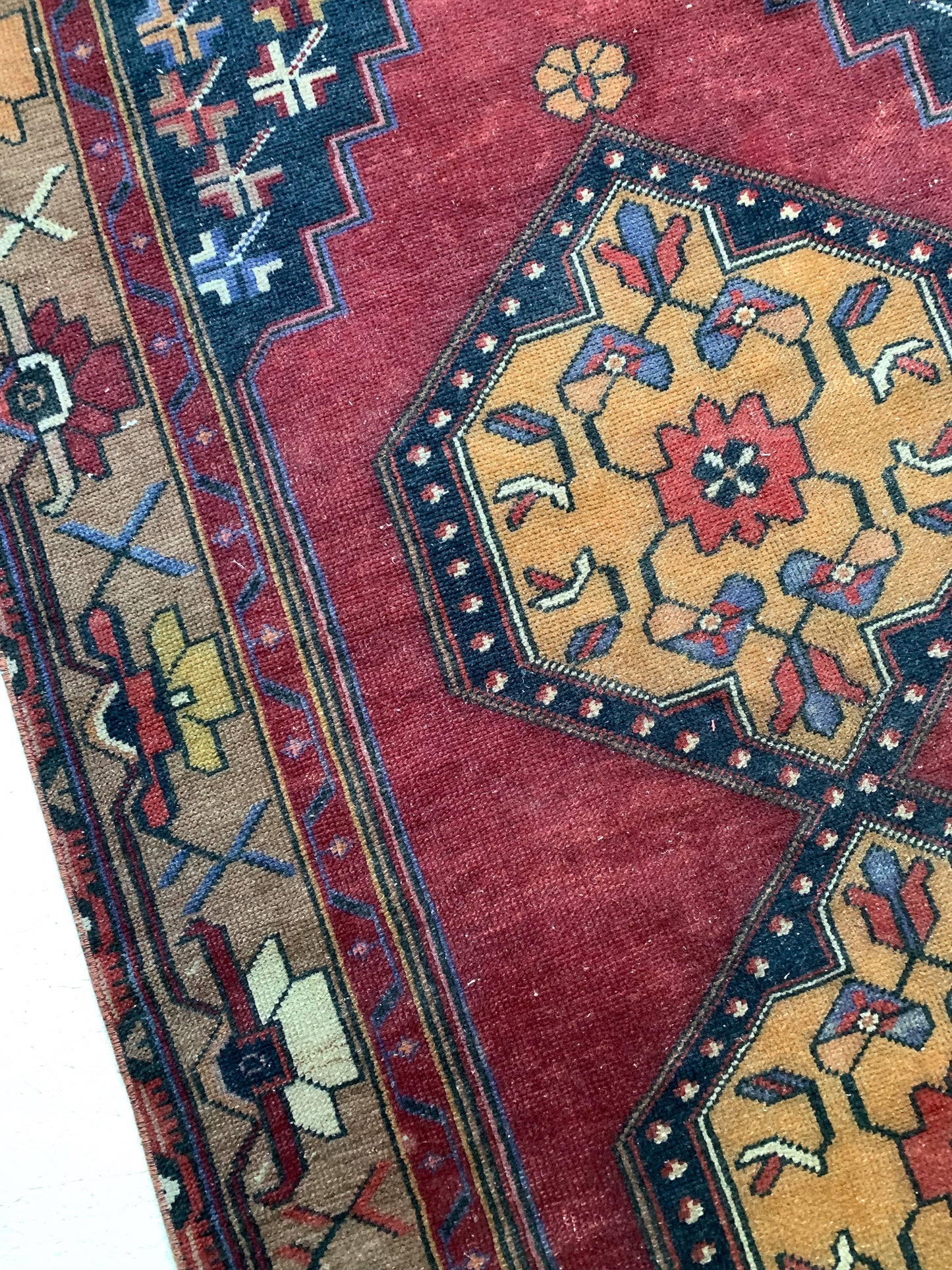 Reserved for Susan - No. A1030 - 4.5' x 7.8' Vintage Turkish Area Rug