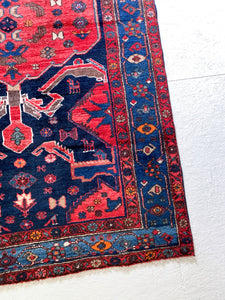 No. A1037 - 4.1' x 6.9' Vintage Persian Area Rug