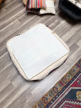 Load image into Gallery viewer, Moroccan Rug Floor Pouf / Pet Bed #331
