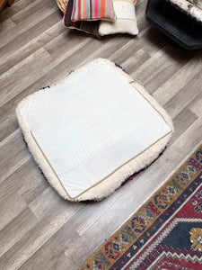Moroccan Rug Floor Pouf / Pet Bed #331